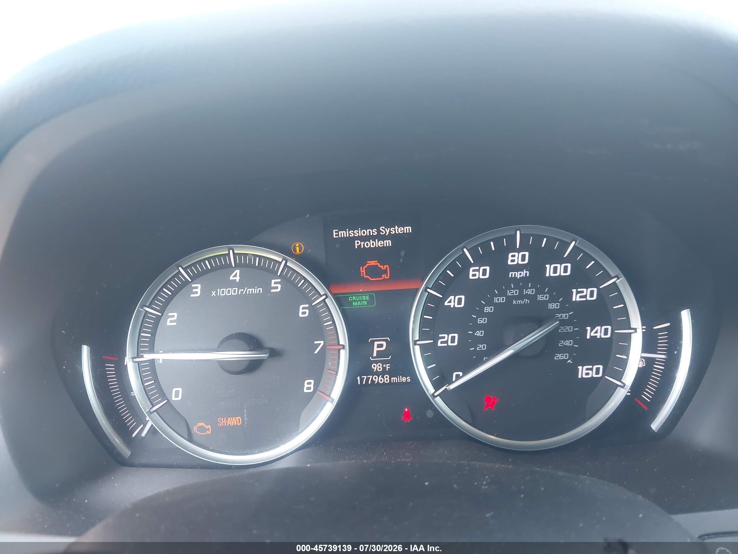 2015 Acura Mdx   Серый vin: 5FRYD4H24FB030096