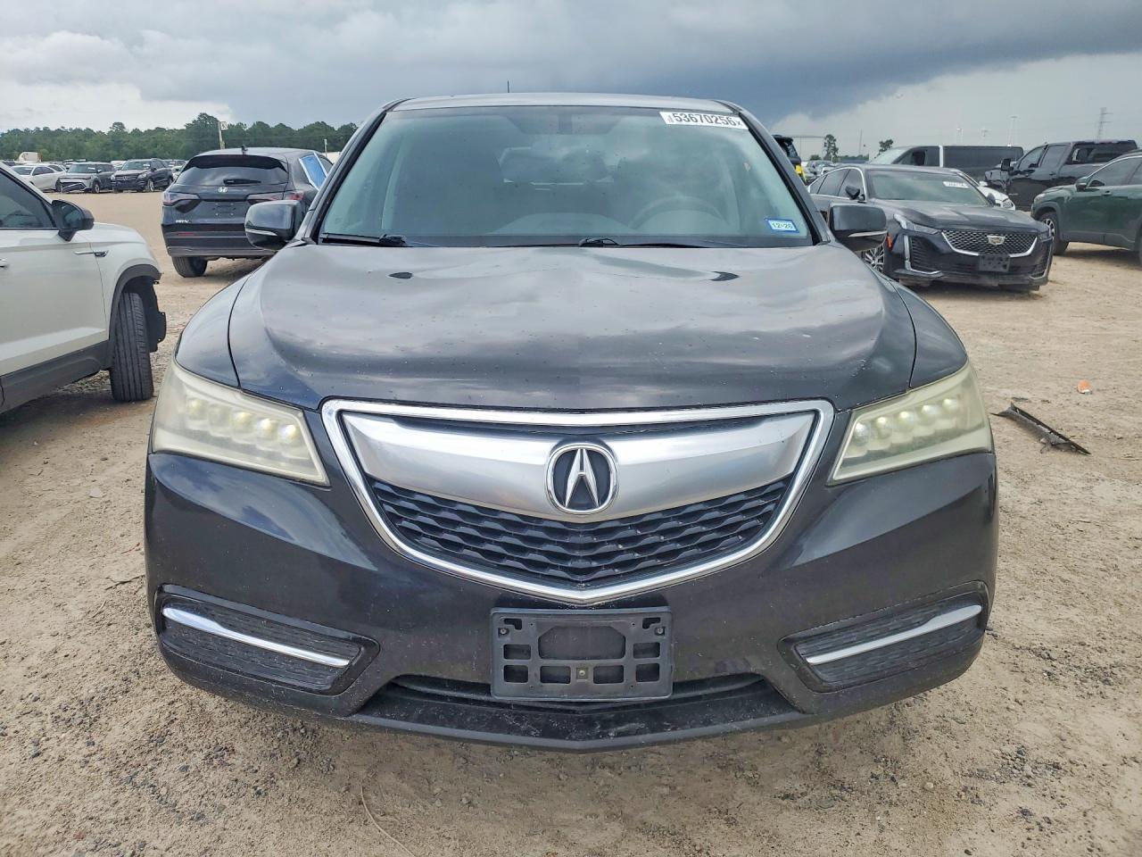 2014 Acura Mdx Black vin: 5FRYD4H25EB017291