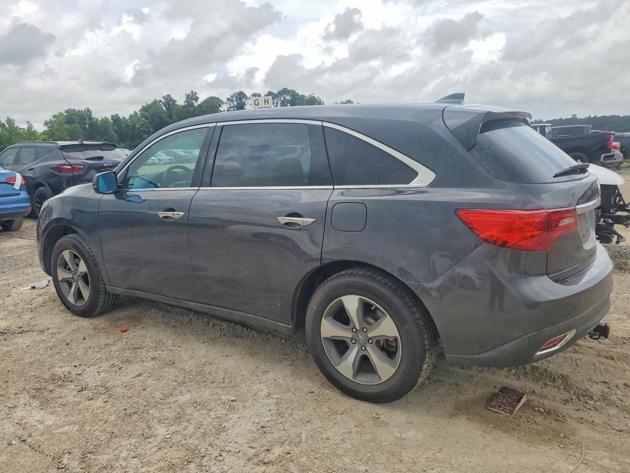 2014 Acura Mdx Black vin: 5FRYD4H25EB017291