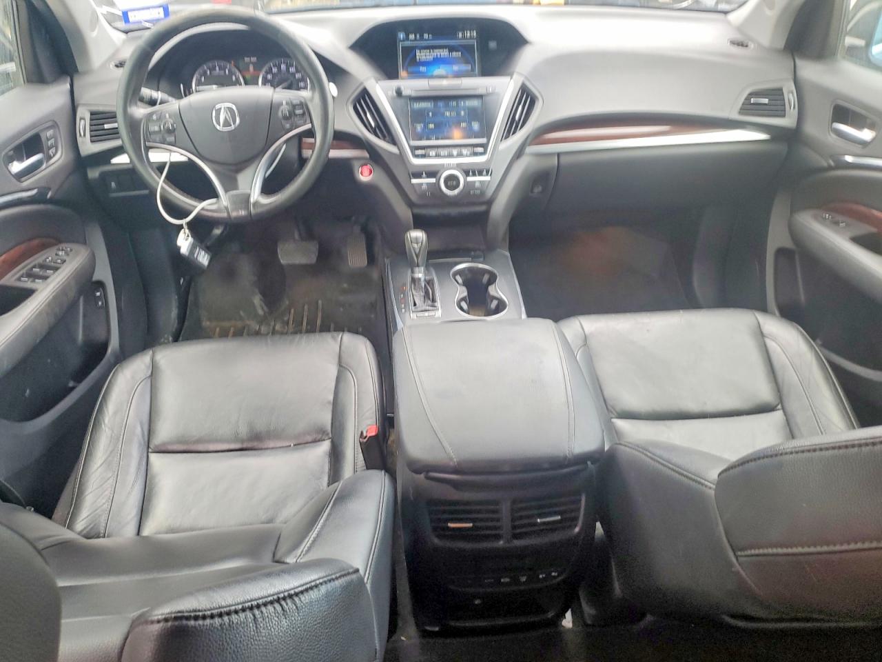 2014 Acura Mdx Black vin: 5FRYD4H25EB017291