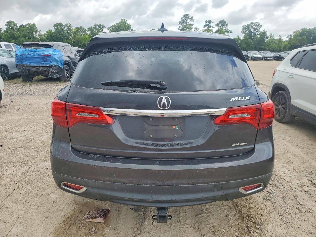 2014 Acura Mdx Black vin: 5FRYD4H25EB017291