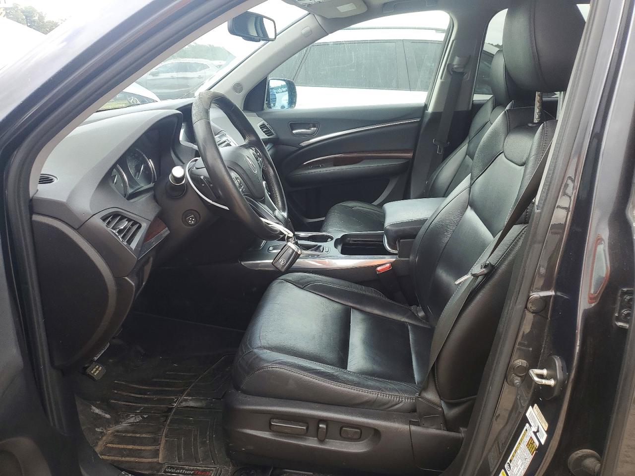 2014 Acura Mdx Black vin: 5FRYD4H25EB017291