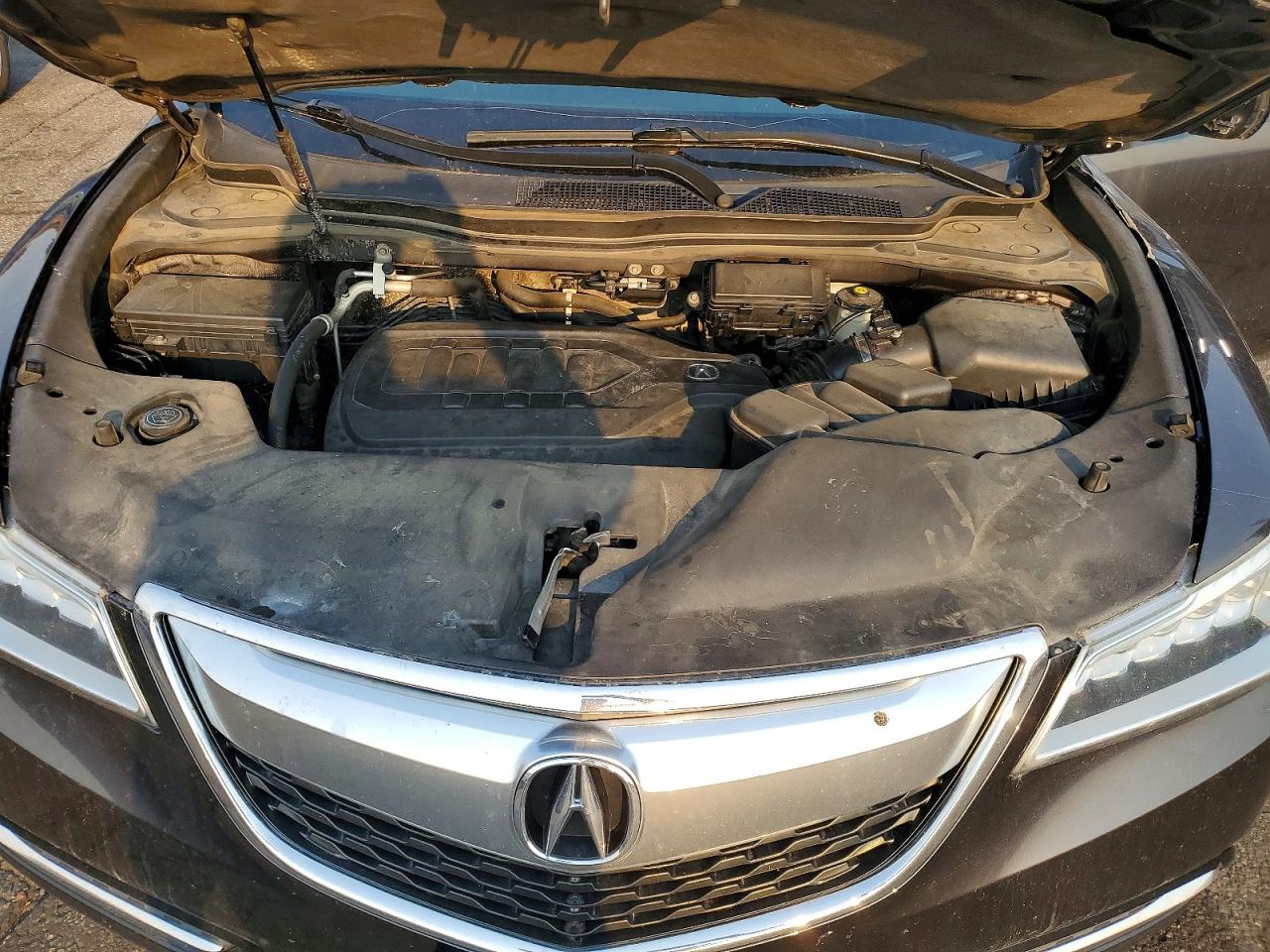 2015 Acura Mdx Gray vin: 5FRYD4H25FB010035
