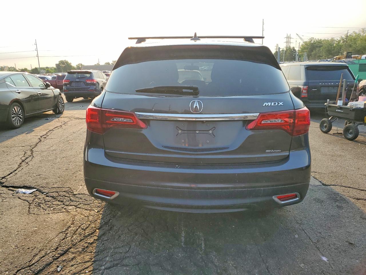 2015 Acura Mdx Gray vin: 5FRYD4H25FB010035
