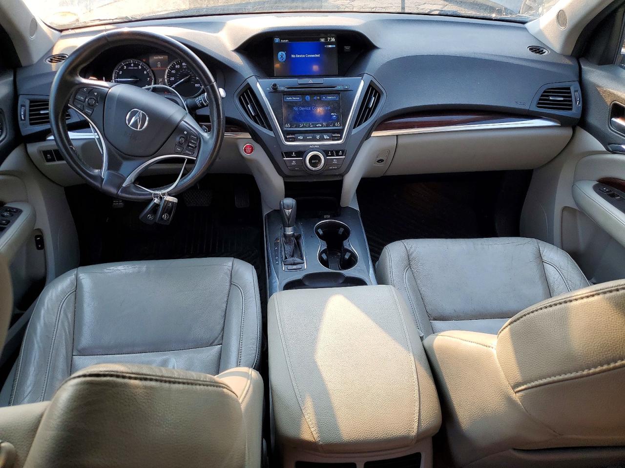 2015 Acura Mdx Gray vin: 5FRYD4H25FB010035