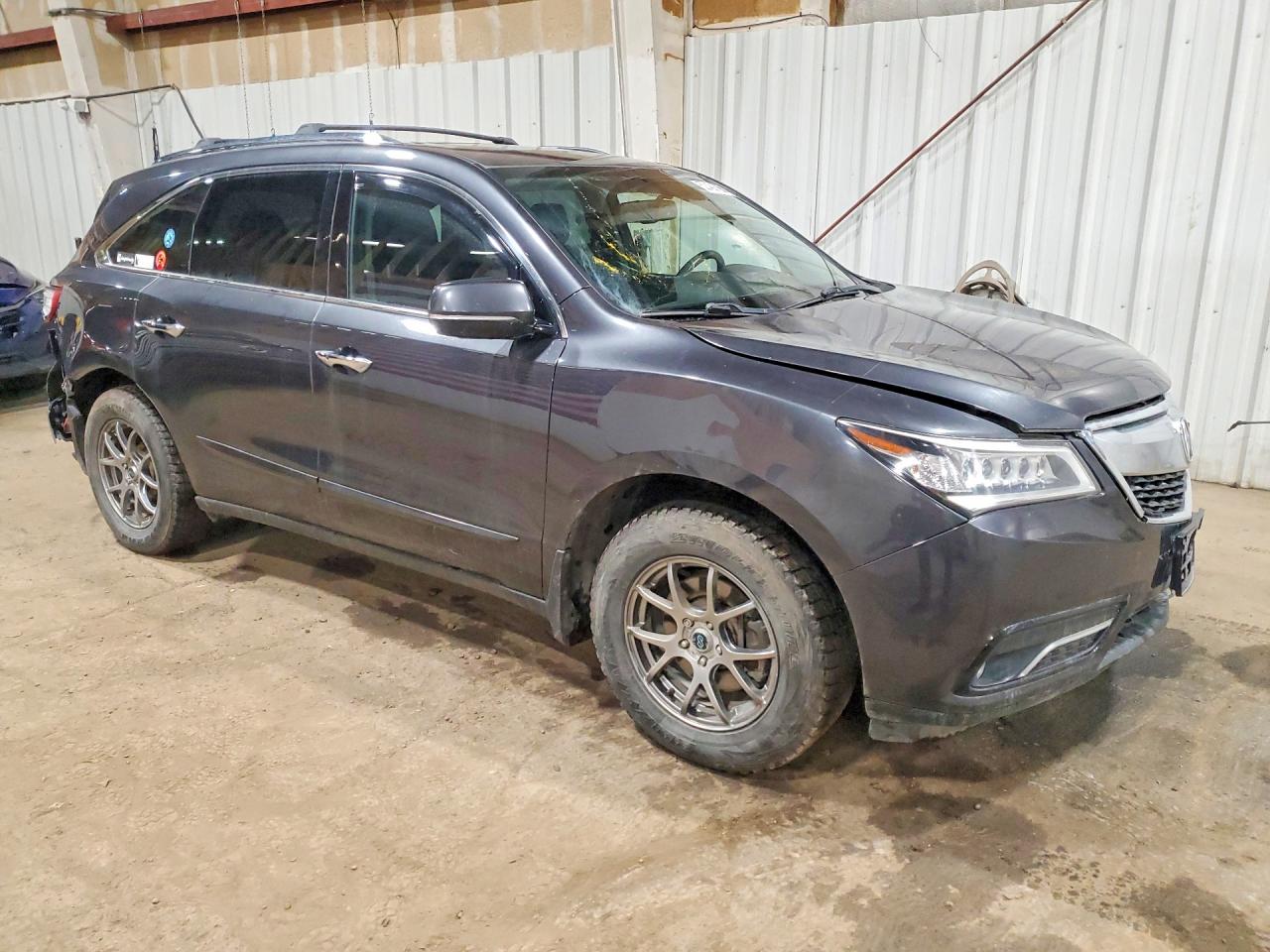 2015 Acura Mdx Charcoal vin: 5FRYD4H25FB014117