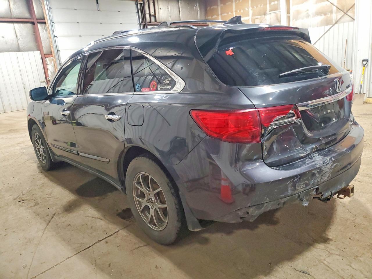 2015 Acura Mdx Charcoal vin: 5FRYD4H25FB014117