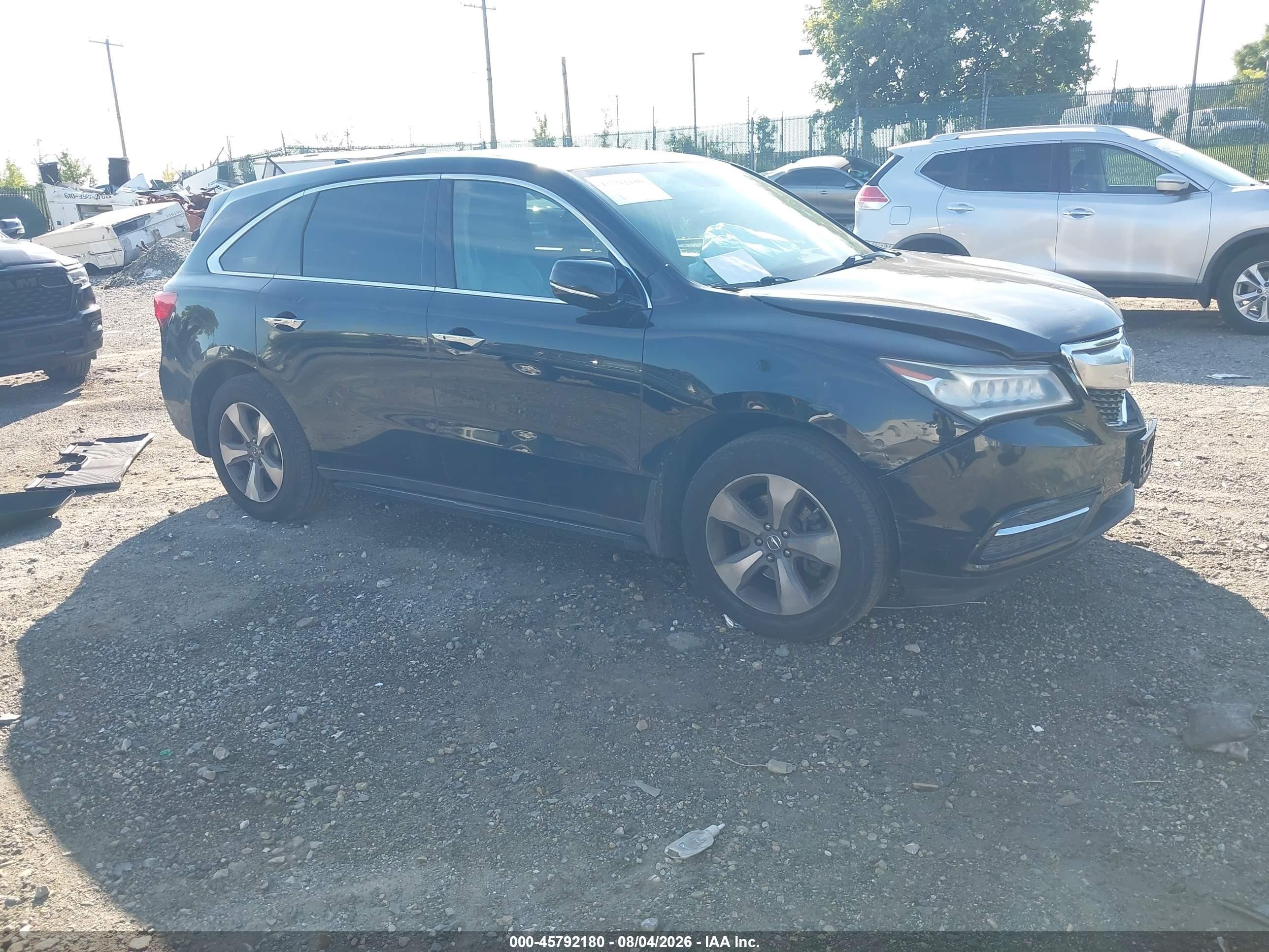 2015 Acura Mdx   Dark Blue vin: 5FRYD4H25FB024131