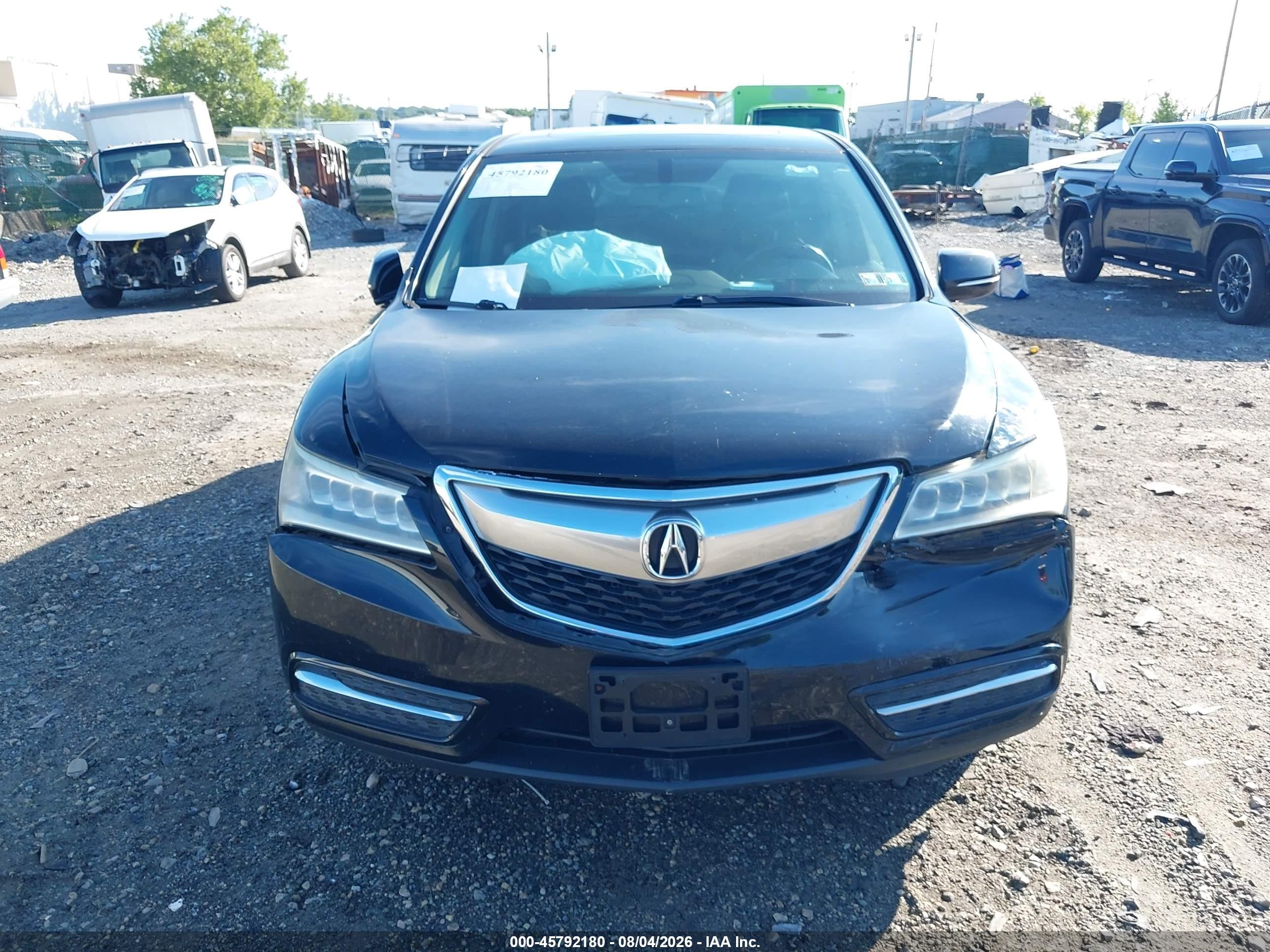 2015 Acura Mdx   Dark Blue vin: 5FRYD4H25FB024131