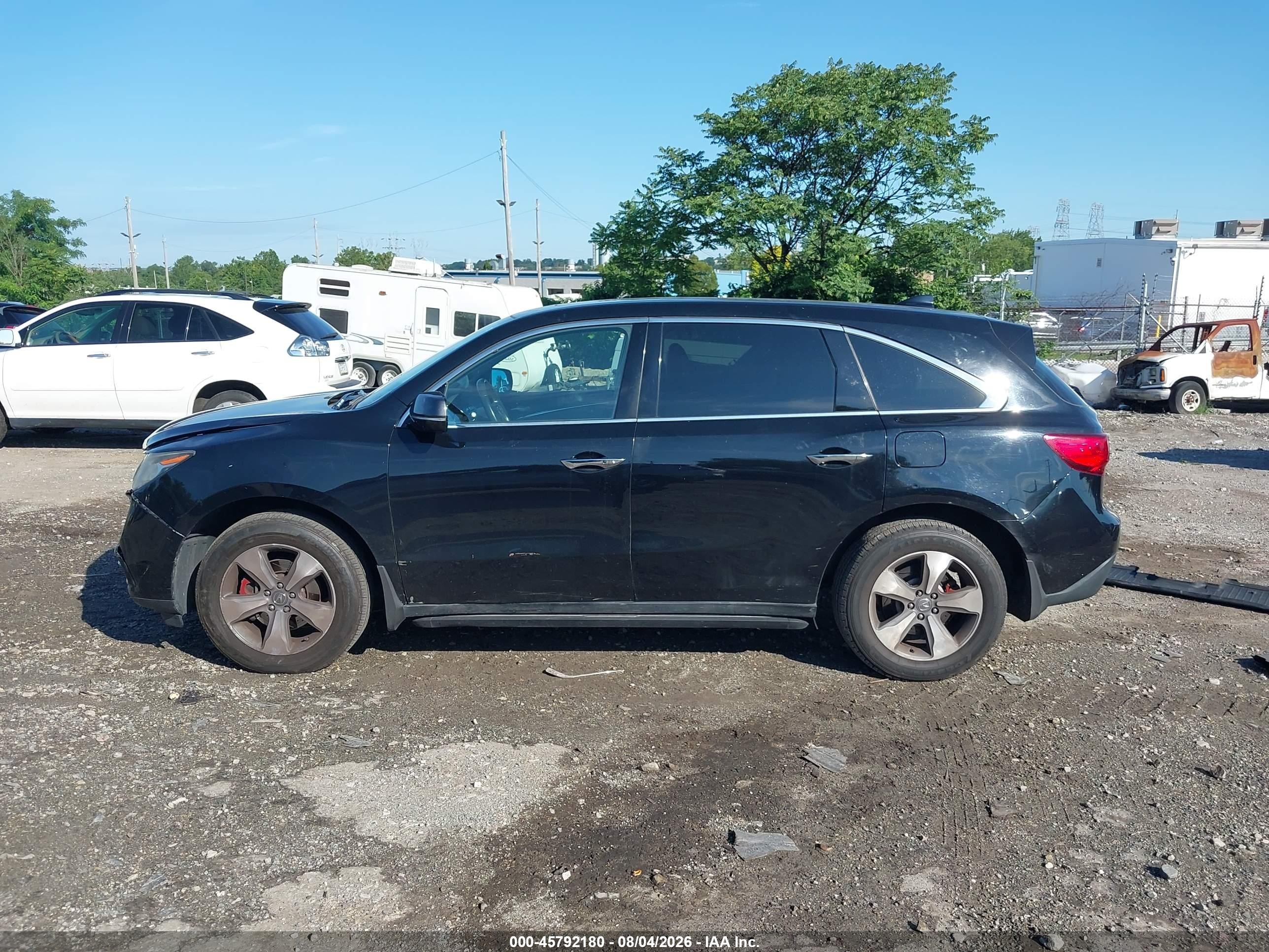 2015 Acura Mdx   Dark Blue vin: 5FRYD4H25FB024131