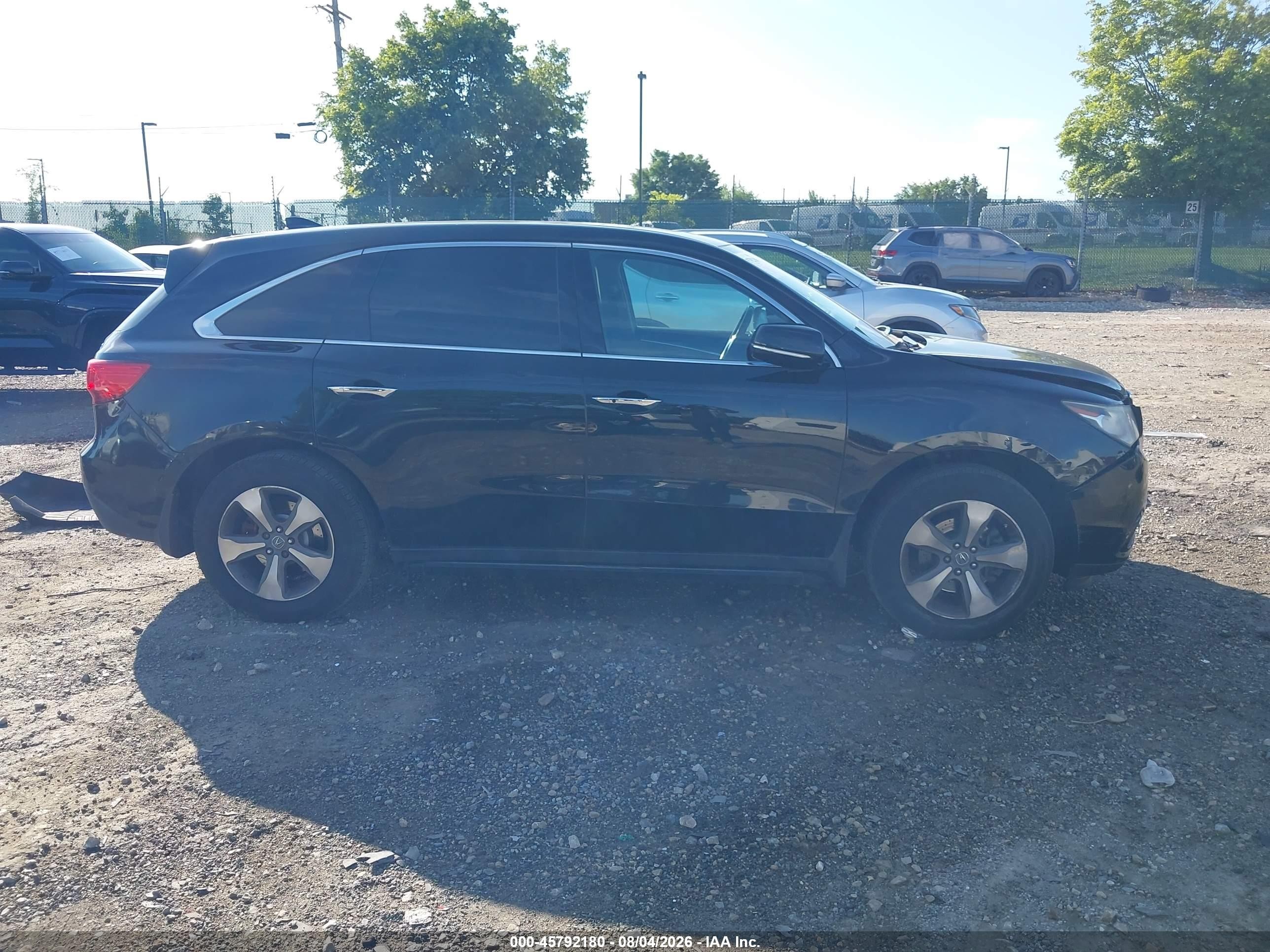 2015 Acura Mdx   Dark Blue vin: 5FRYD4H25FB024131