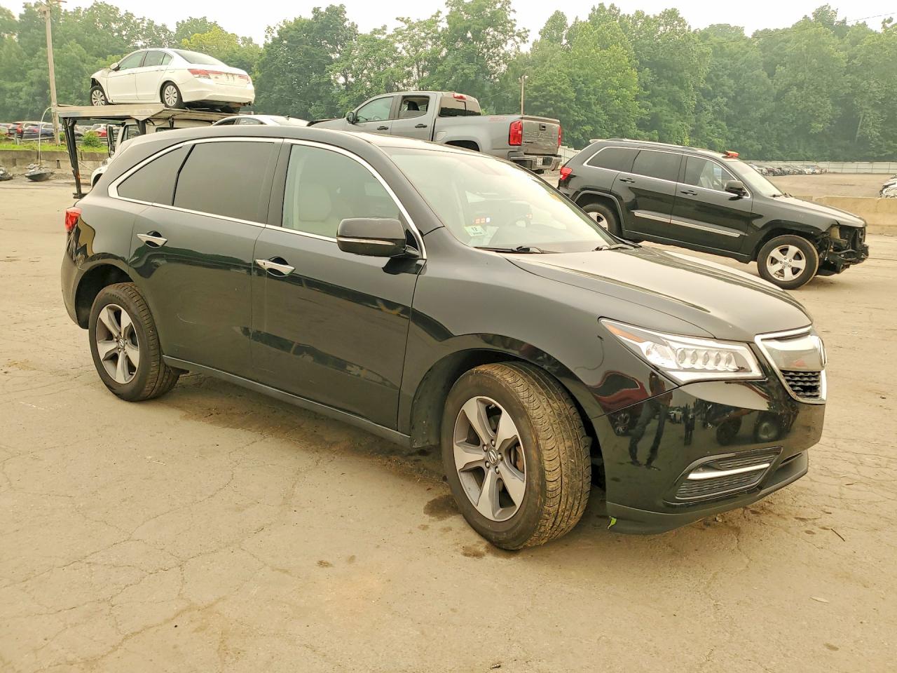2015 Acura Mdx Black vin: 5FRYD4H25FB025246