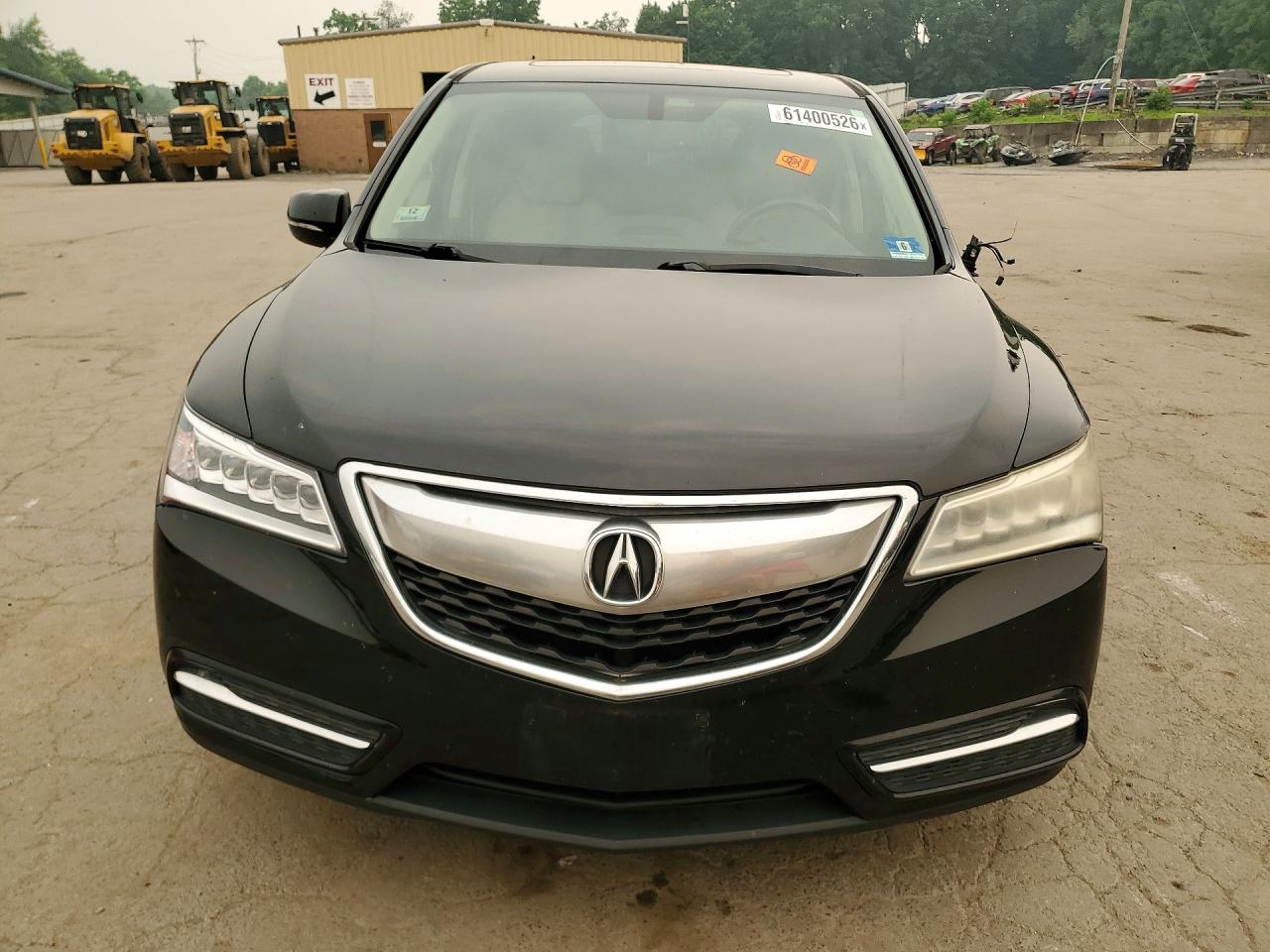 2015 Acura Mdx Black vin: 5FRYD4H25FB025246