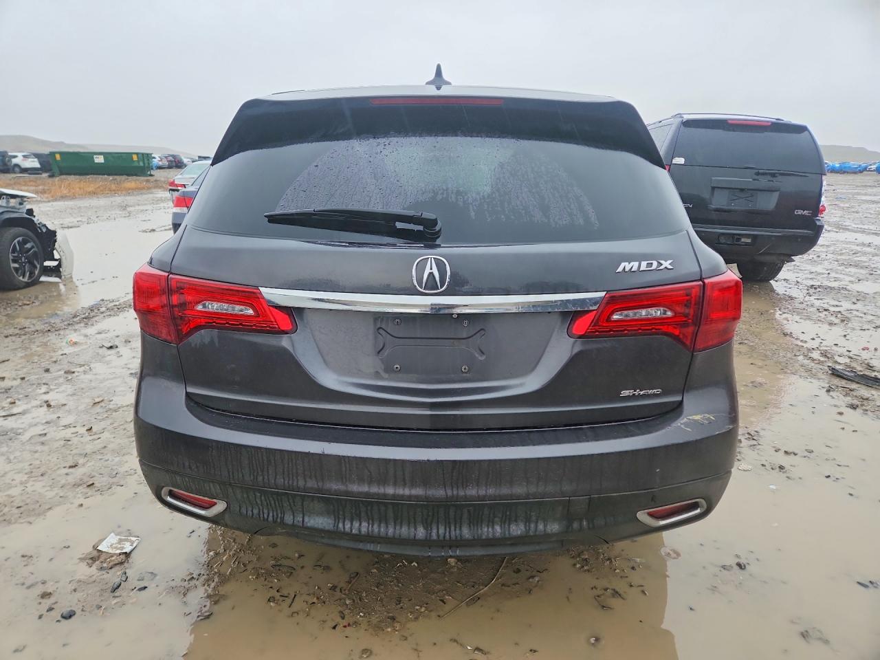2014 Acura Mdx Charcoal vin: 5FRYD4H26EB003092