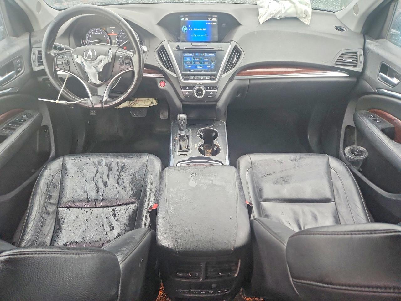 2014 Acura Mdx Charcoal vin: 5FRYD4H26EB003092