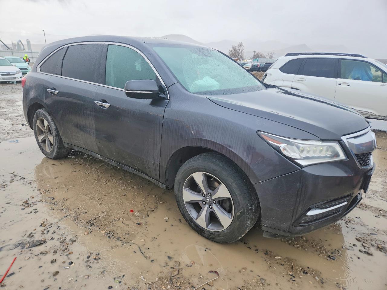 2014 Acura Mdx Charcoal vin: 5FRYD4H26EB003092