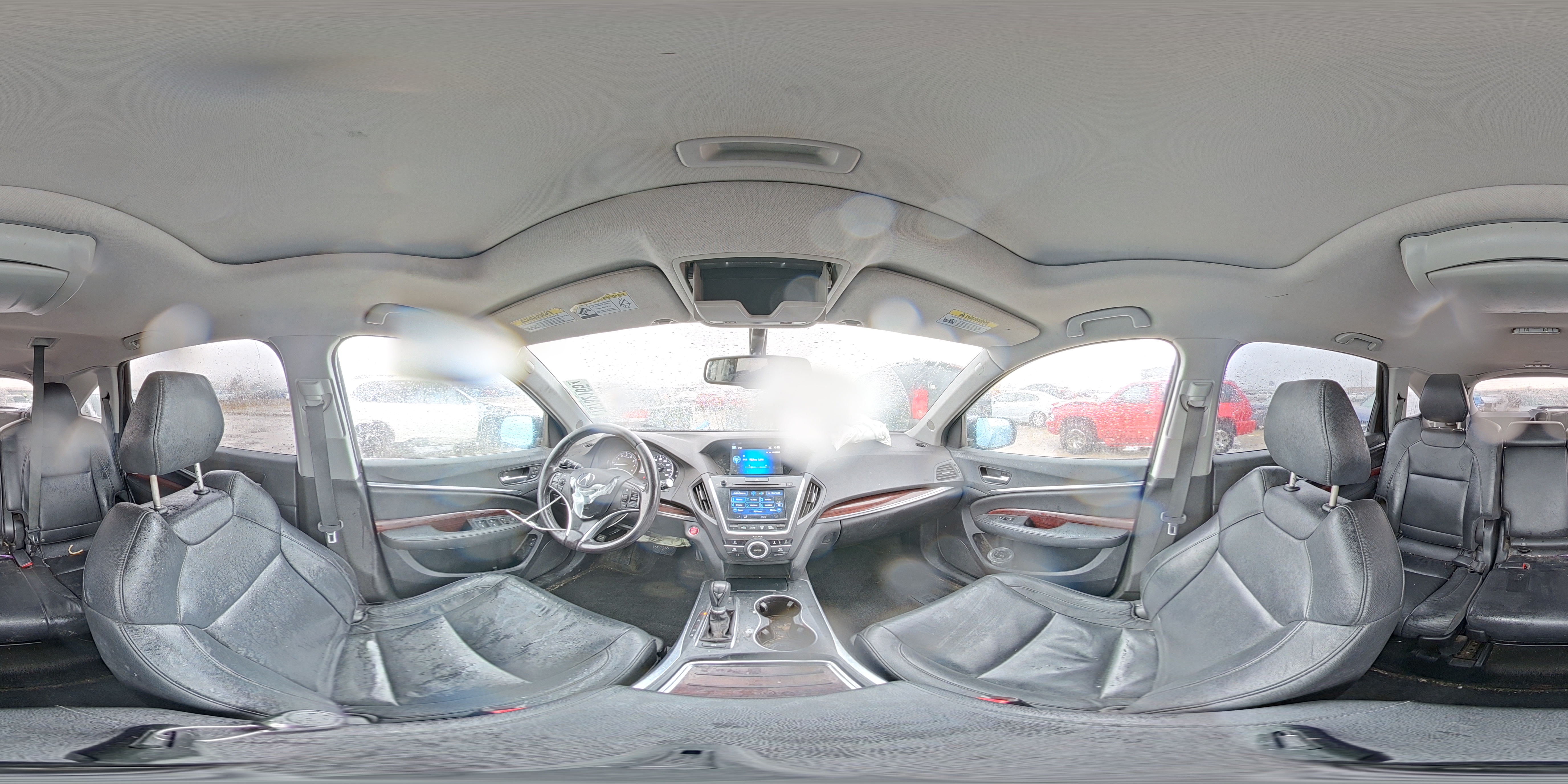 2014 Acura Mdx Charcoal vin: 5FRYD4H26EB003092