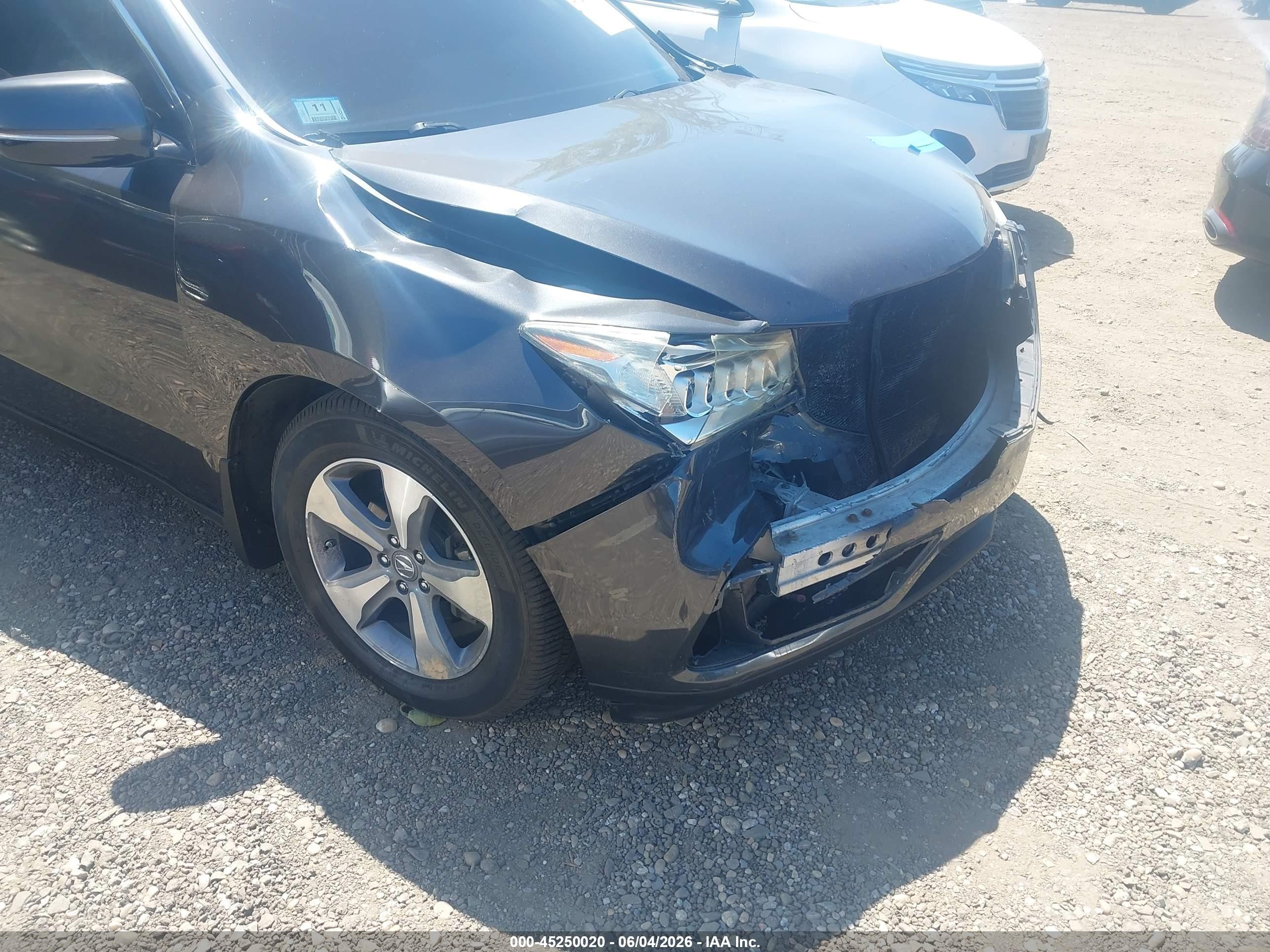 2014 Acura Mdx   Gray vin: 5FRYD4H26EB020443