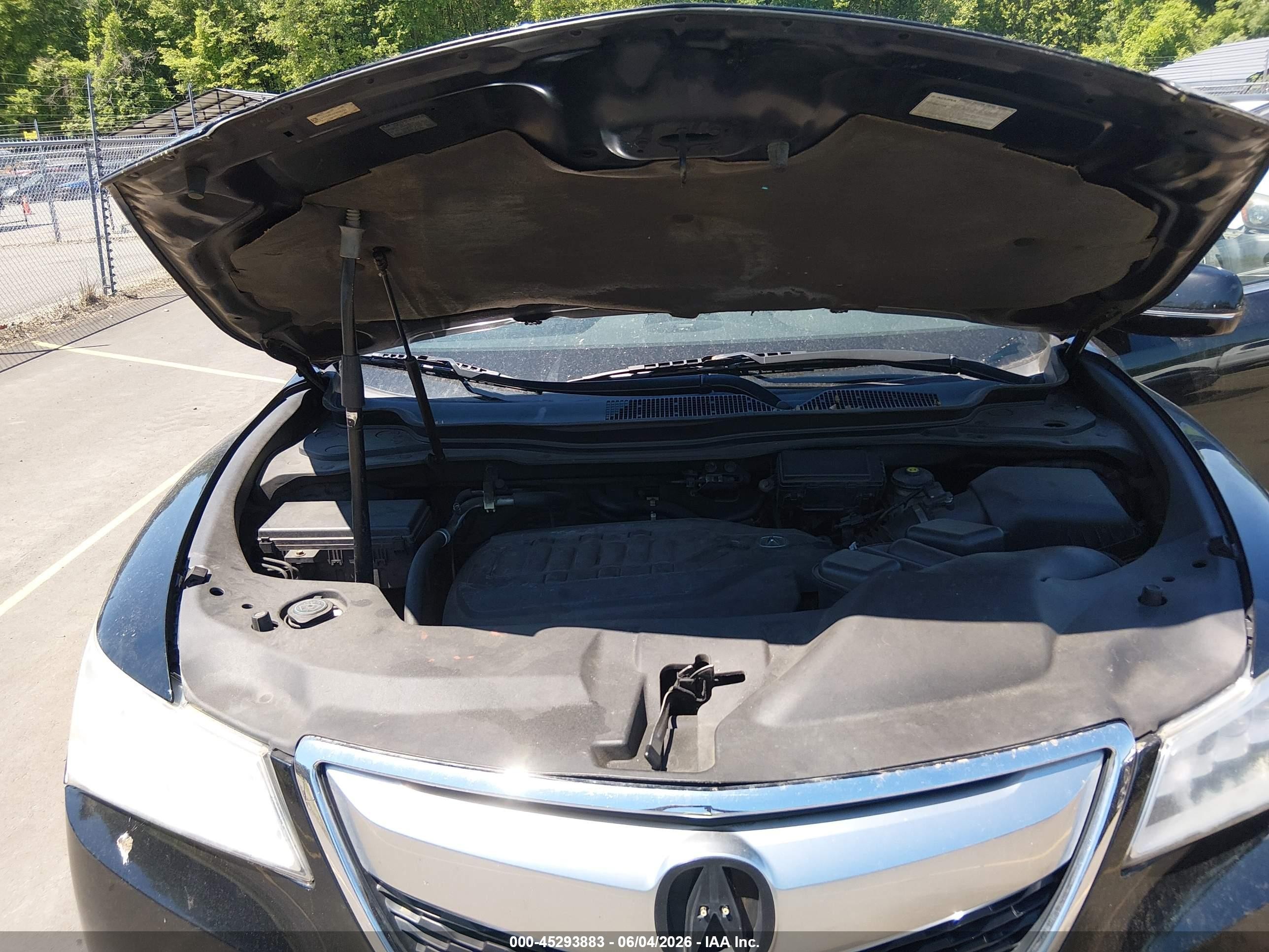 2015 Acura Mdx   Black vin: 5FRYD4H26FB006284