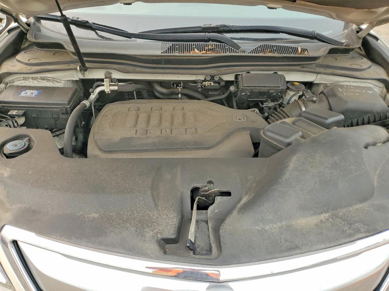 2015 Acura Mdx Белый vin: 5FRYD4H26FB025269