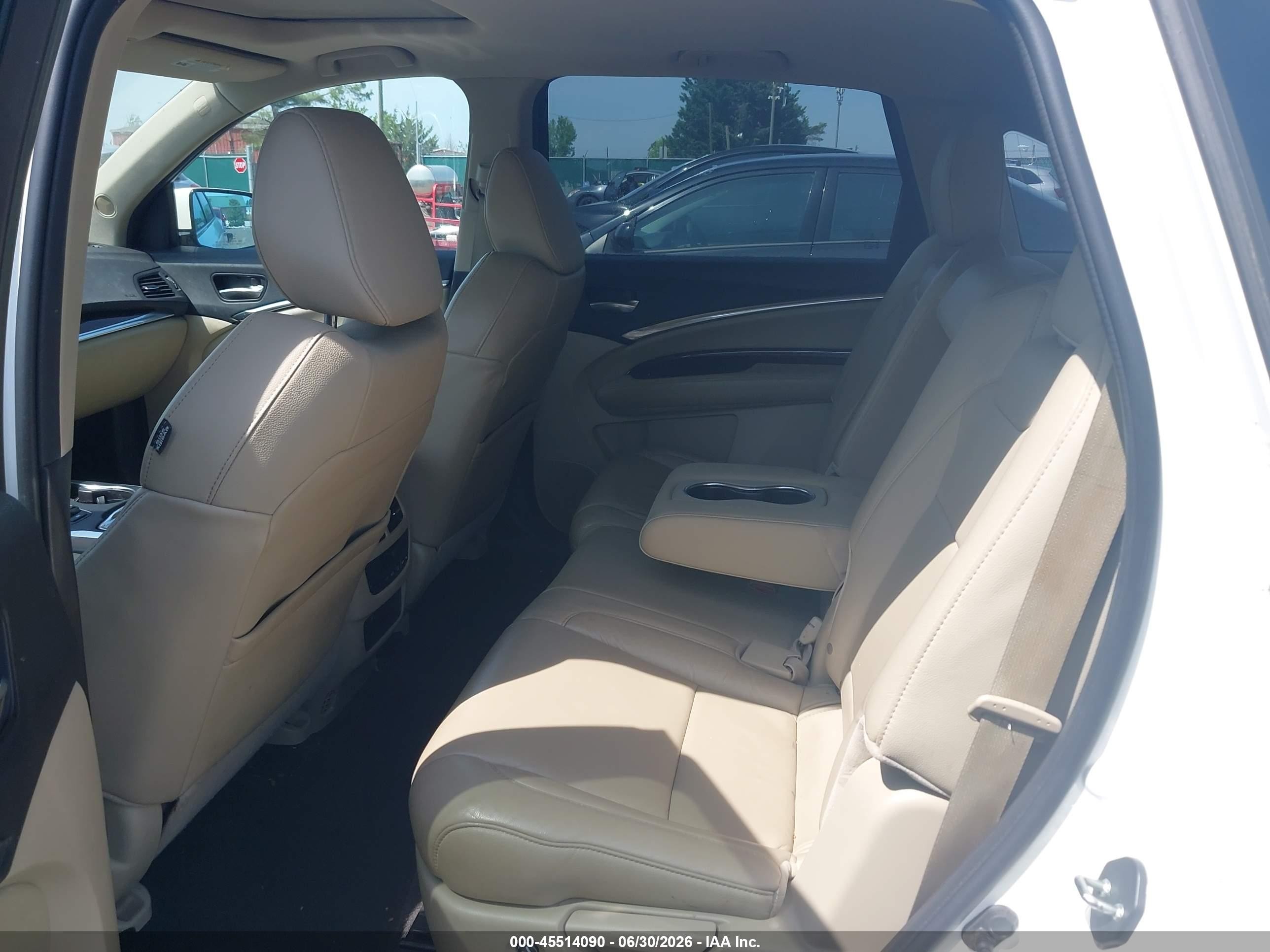 2015 Acura Mdx   White vin: 5FRYD4H26FB033016