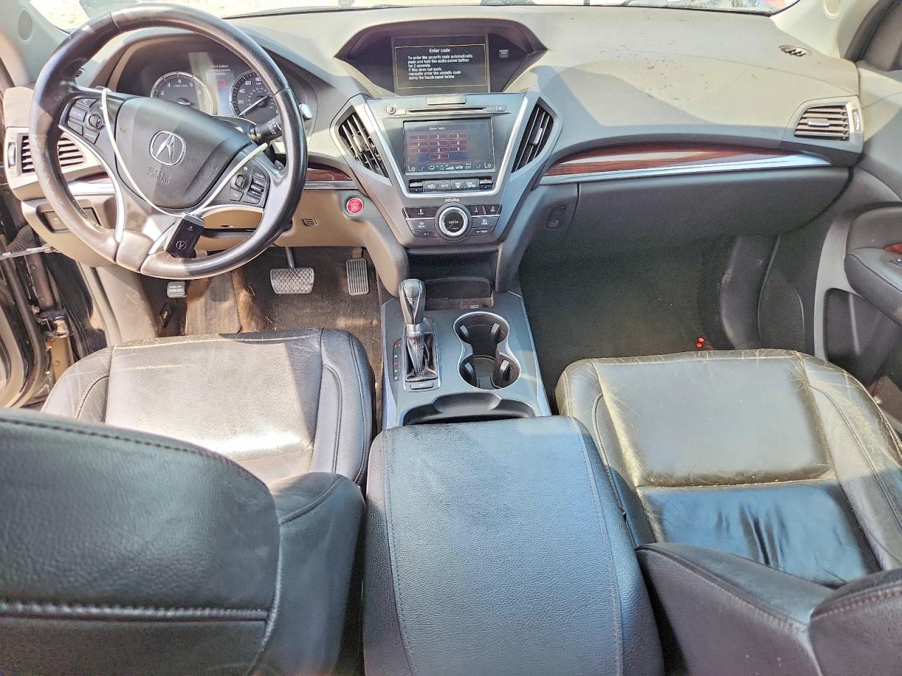 2014 Acura Mdx Черный vin: 5FRYD4H27EB010844
