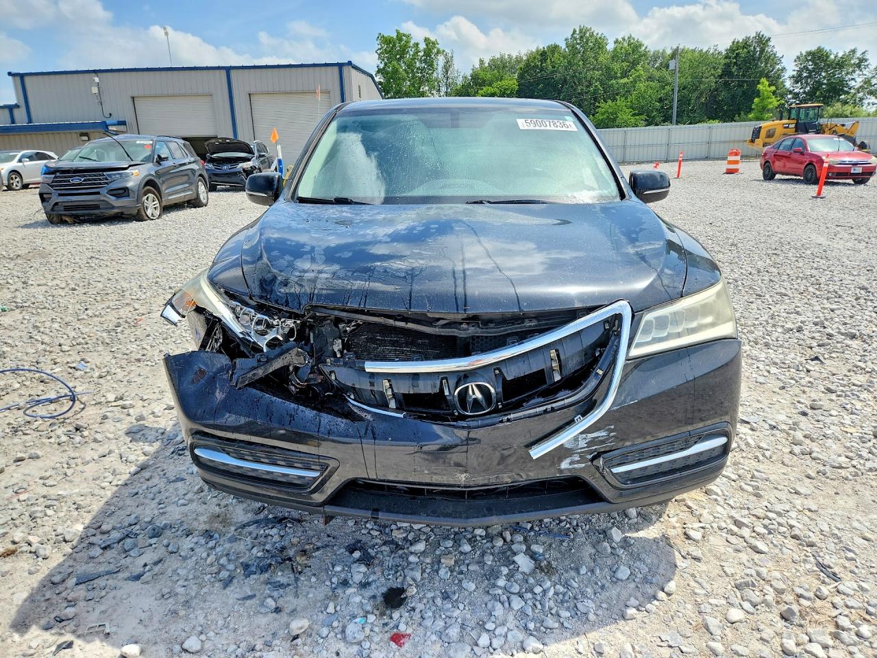 2014 Acura Mdx Черный vin: 5FRYD4H27EB010844
