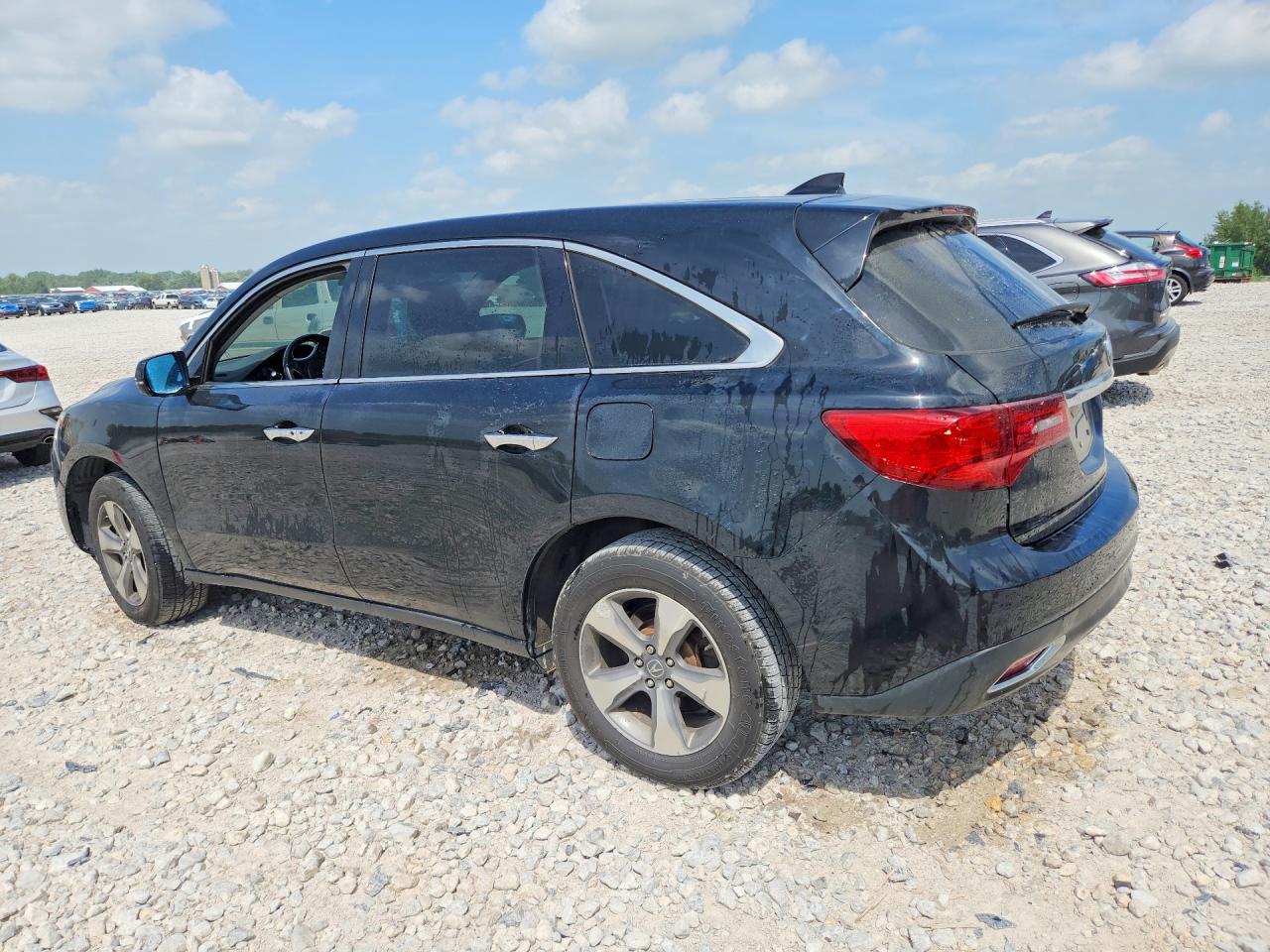 2014 Acura Mdx Черный vin: 5FRYD4H27EB010844