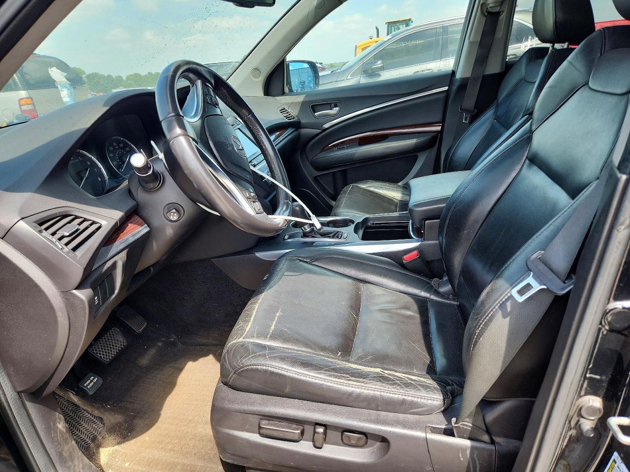 2014 Acura Mdx Черный vin: 5FRYD4H27EB010844