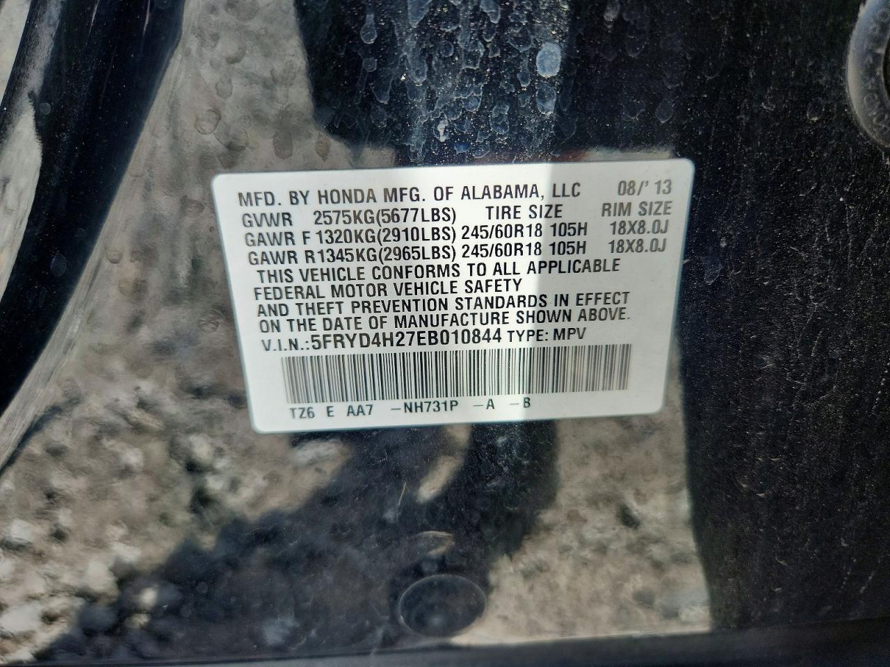 2014 Acura Mdx Черный vin: 5FRYD4H27EB010844
