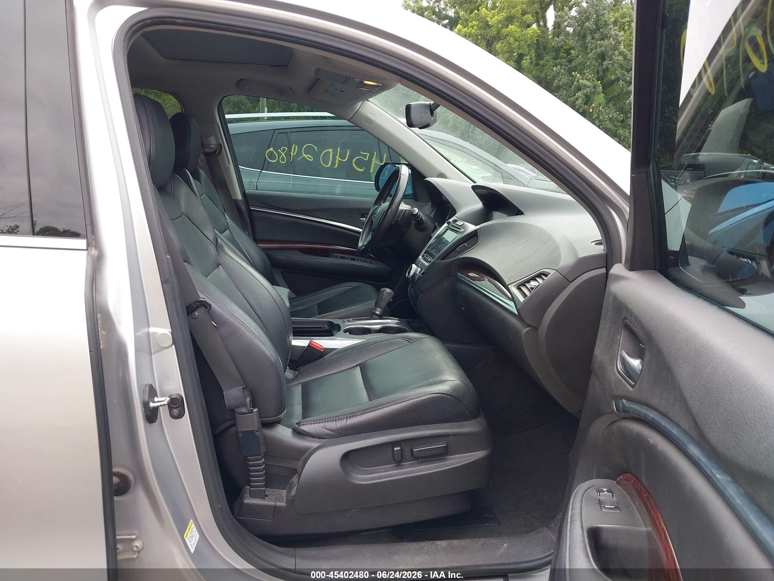 2014 Acura Mdx Silver vin: 5FRYD4H27EB031211