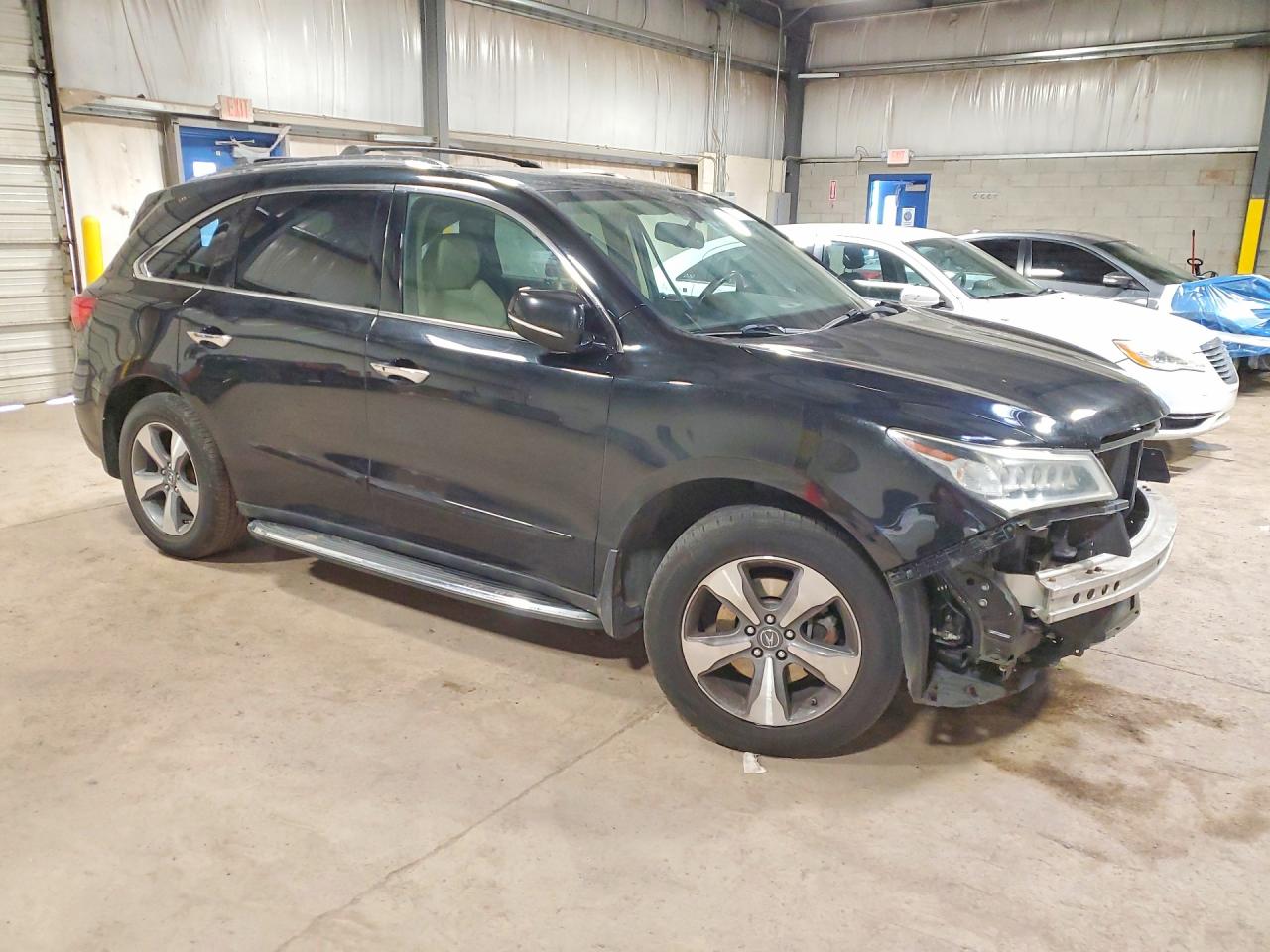 2015 Acura Mdx Black vin: 5FRYD4H27FB016418