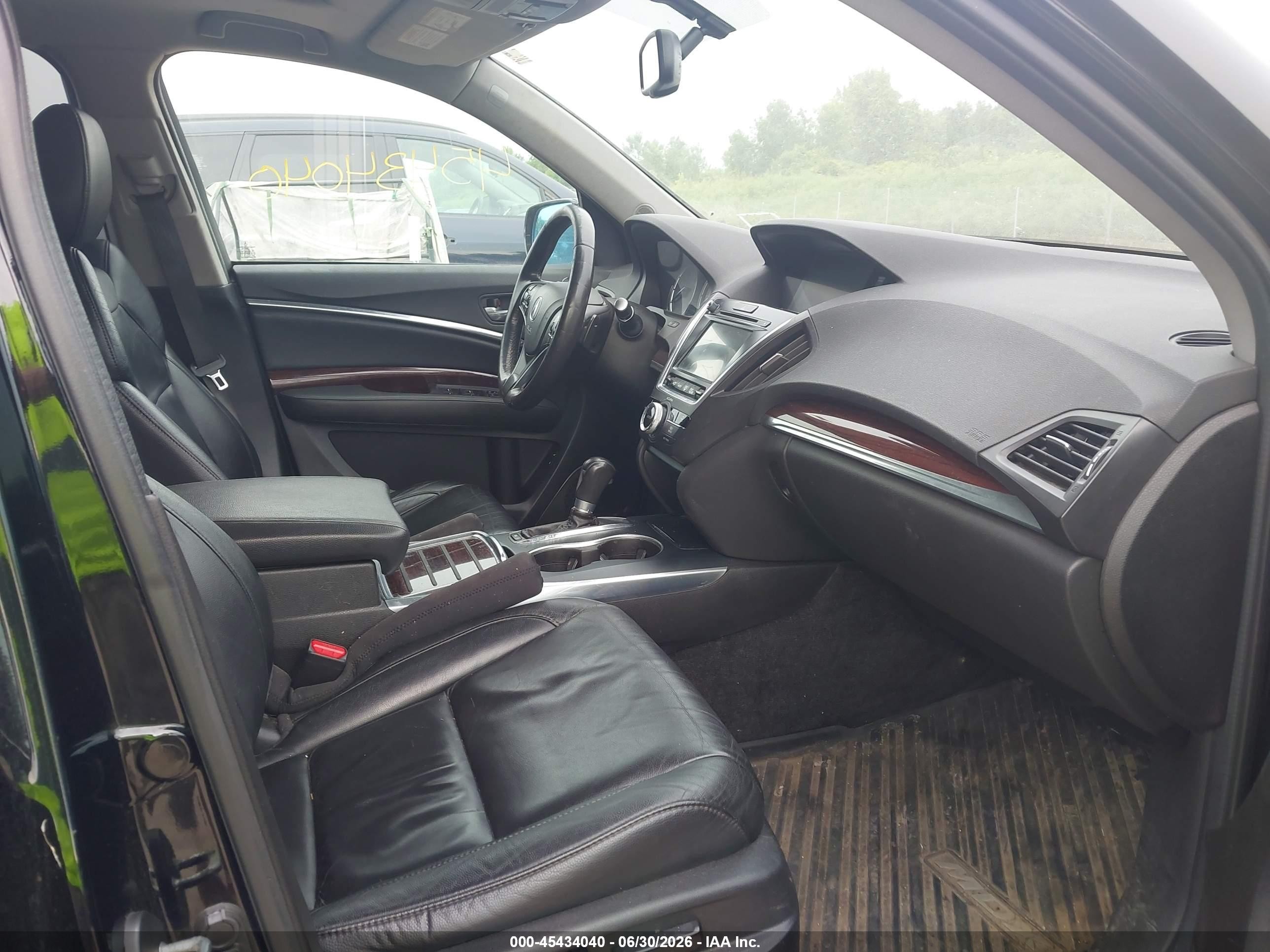 2014 Acura Mdx   Black vin: 5FRYD4H28EB006365