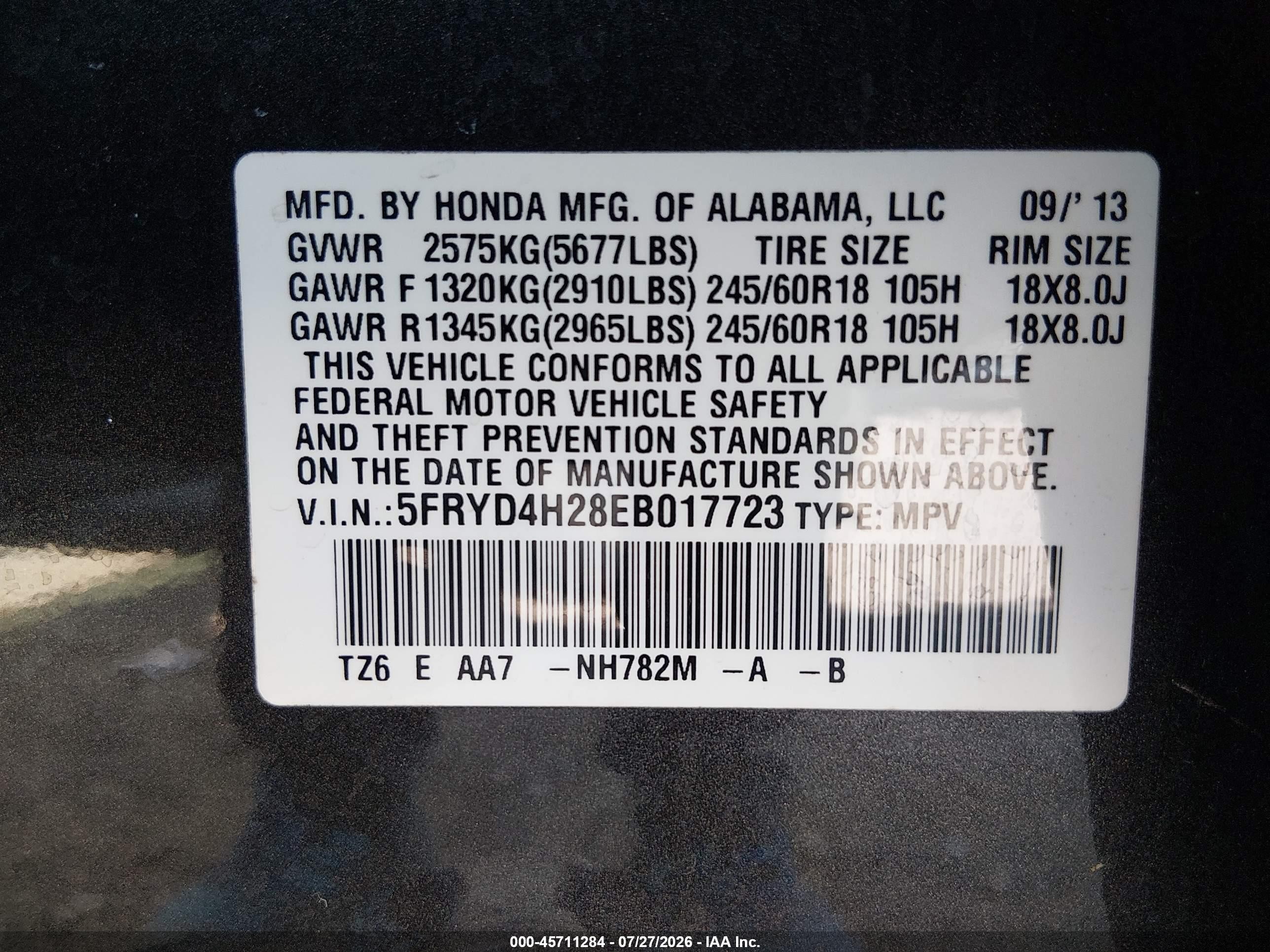 2014 Acura Mdx   Gray vin: 5FRYD4H28EB017723