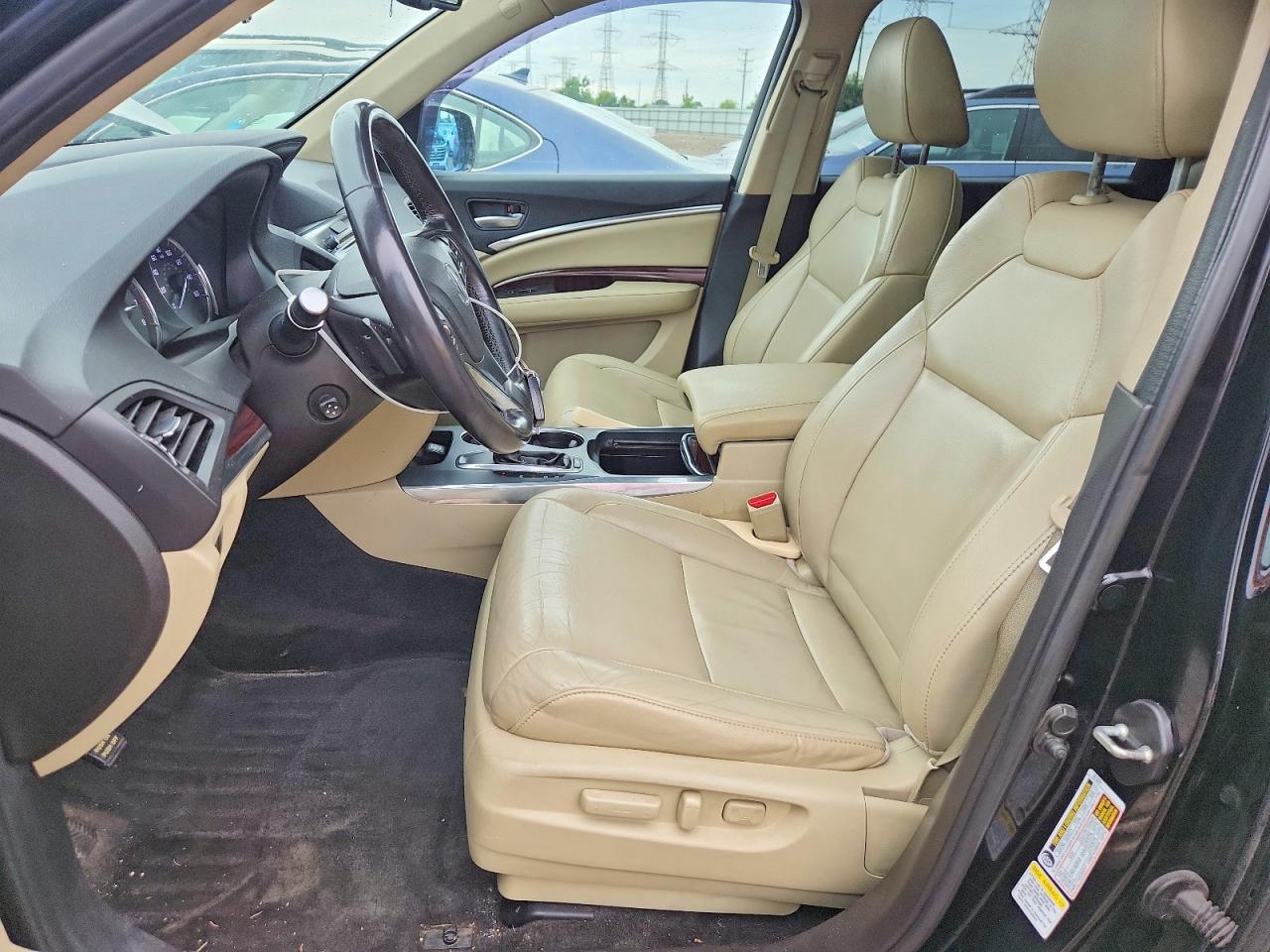 2014 Acura Mdx Черный vin: 5FRYD4H28EB020251