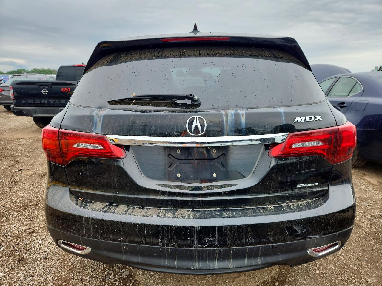 2014 Acura Mdx Черный vin: 5FRYD4H28EB020251