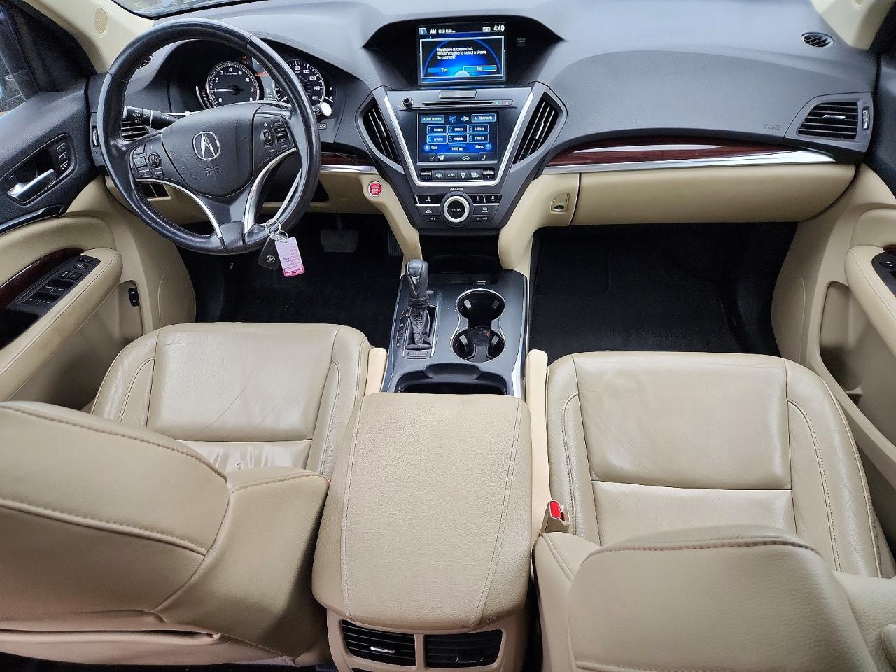 2014 Acura Mdx Черный vin: 5FRYD4H28EB020251
