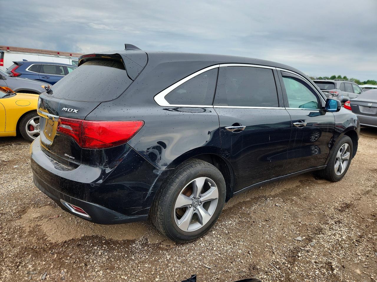 2014 Acura Mdx Черный vin: 5FRYD4H28EB020251