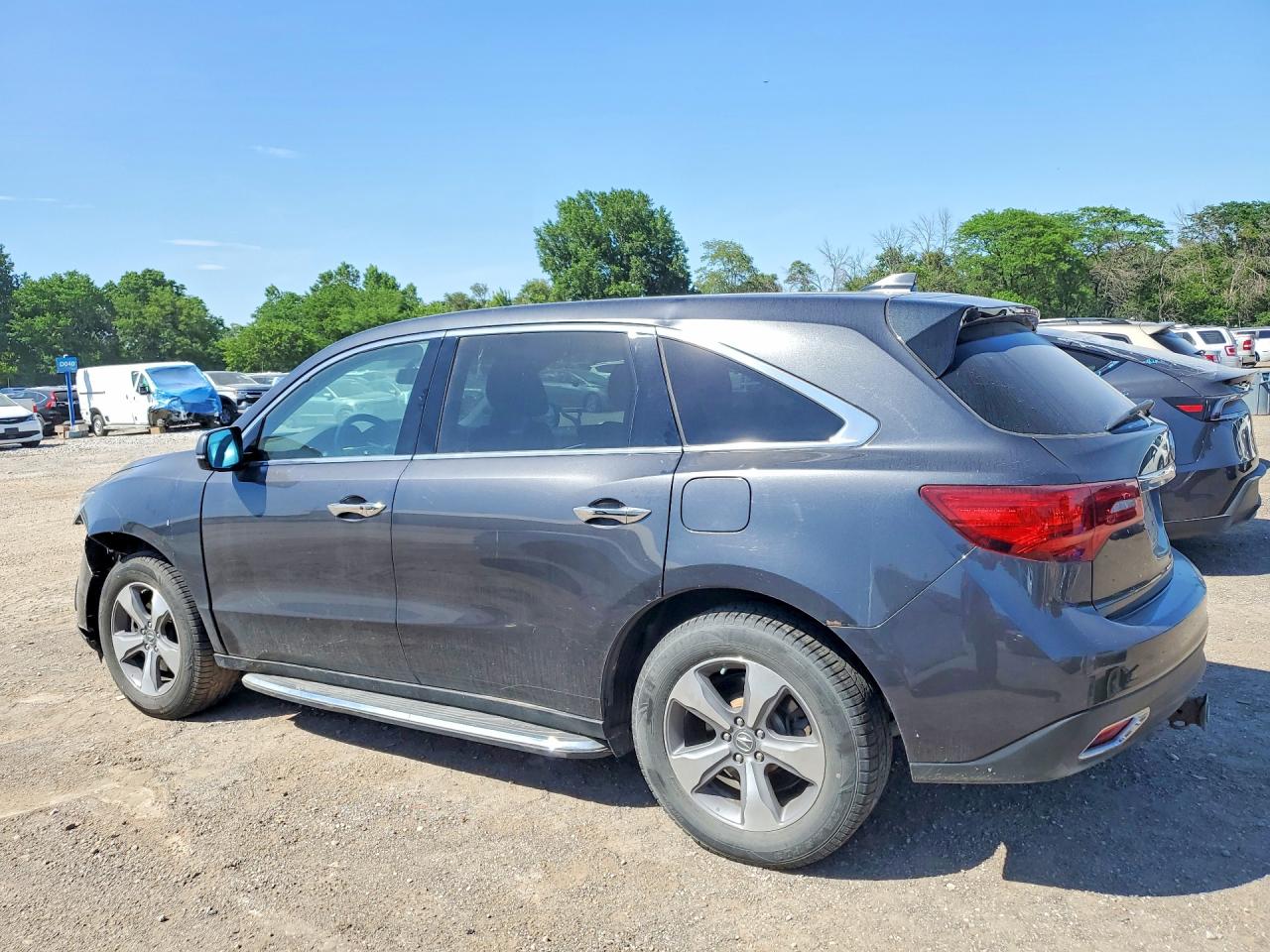 2014 Acura Mdx Charcoal vin: 5FRYD4H28EB027443