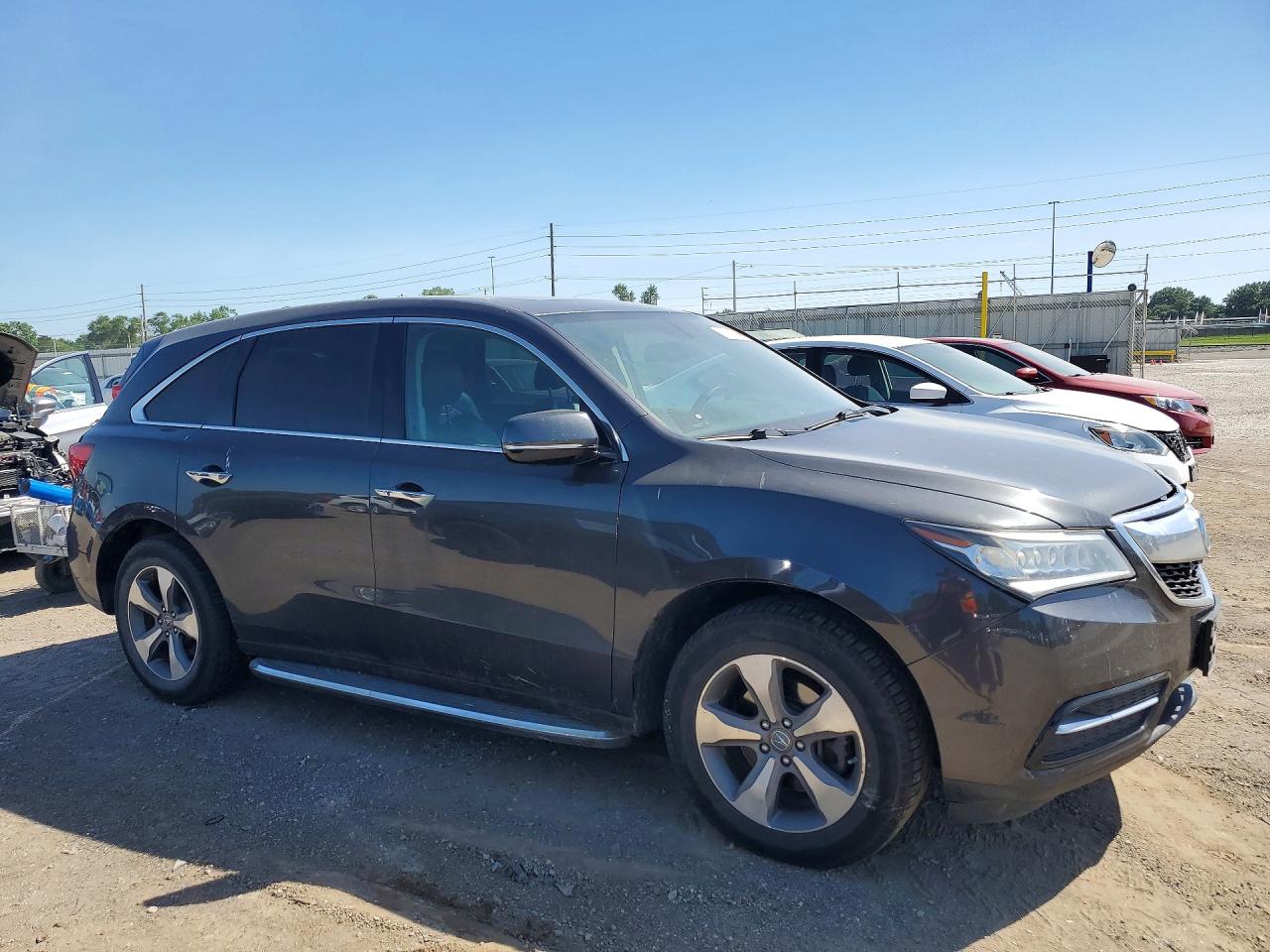 2014 Acura Mdx Charcoal vin: 5FRYD4H28EB027443
