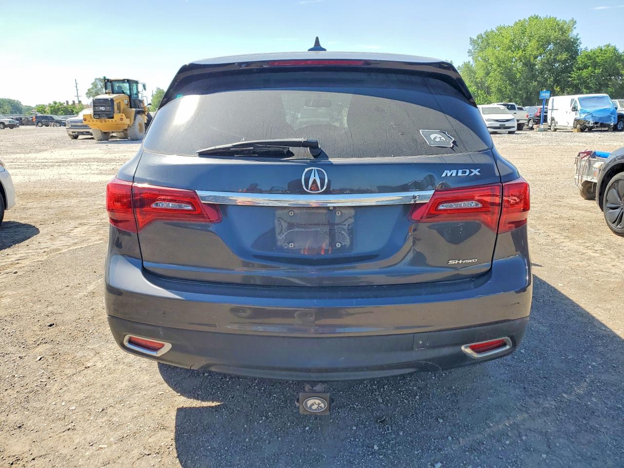 2014 Acura Mdx Charcoal vin: 5FRYD4H28EB027443