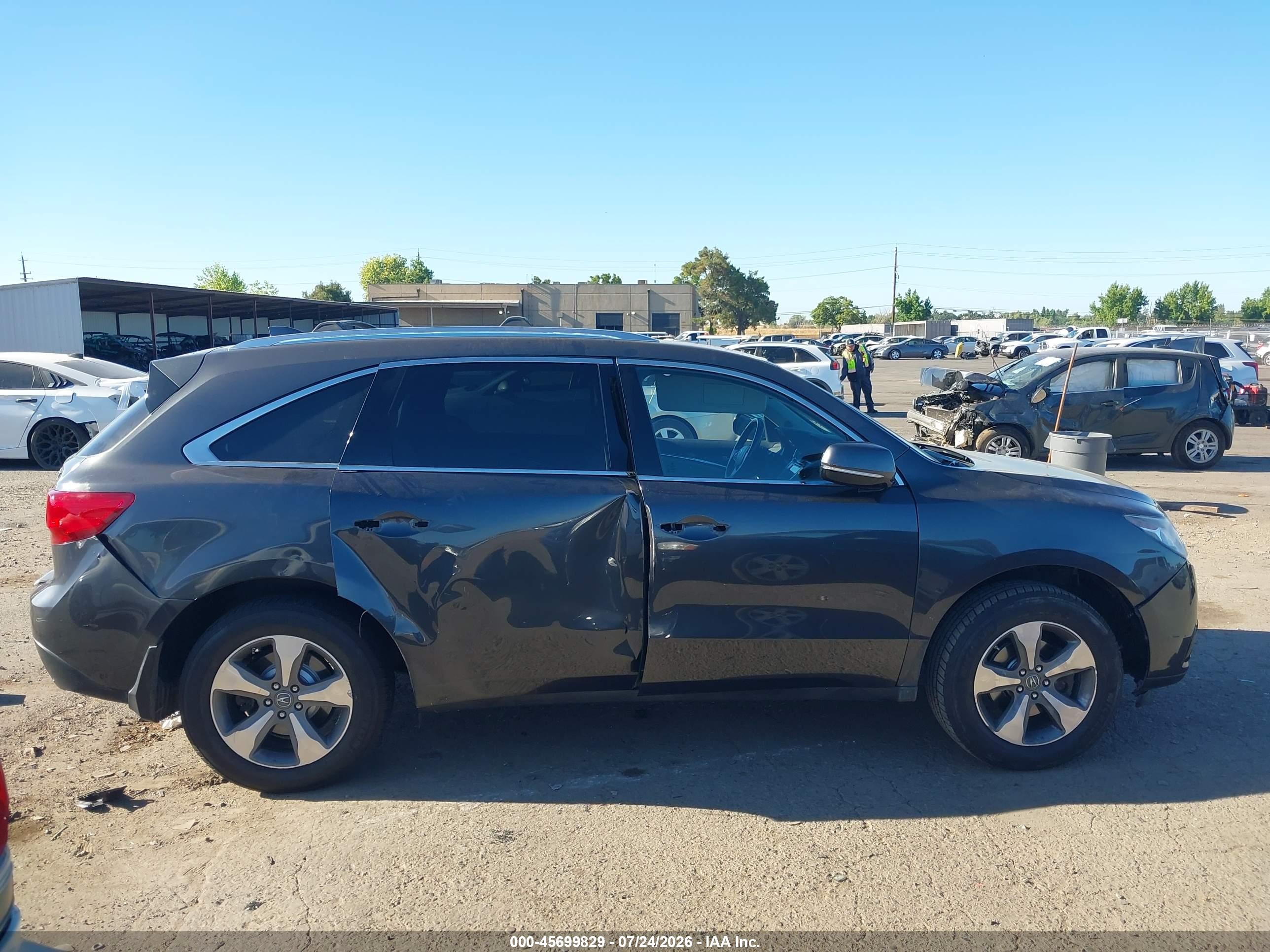 2014 Acura Mdx   Black vin: 5FRYD4H28EB029483