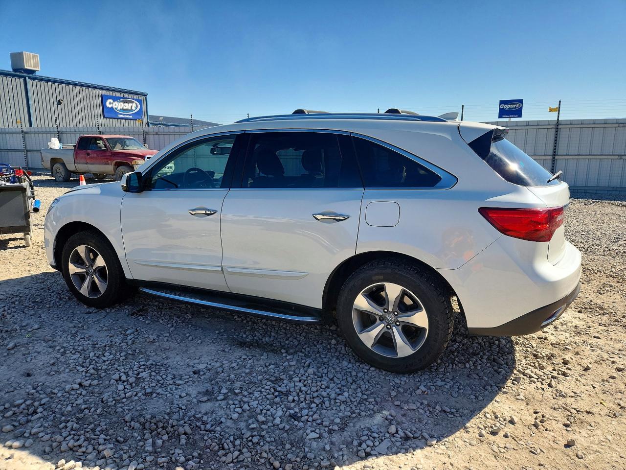 2015 Acura Mdx Белый vin: 5FRYD4H28FB002740