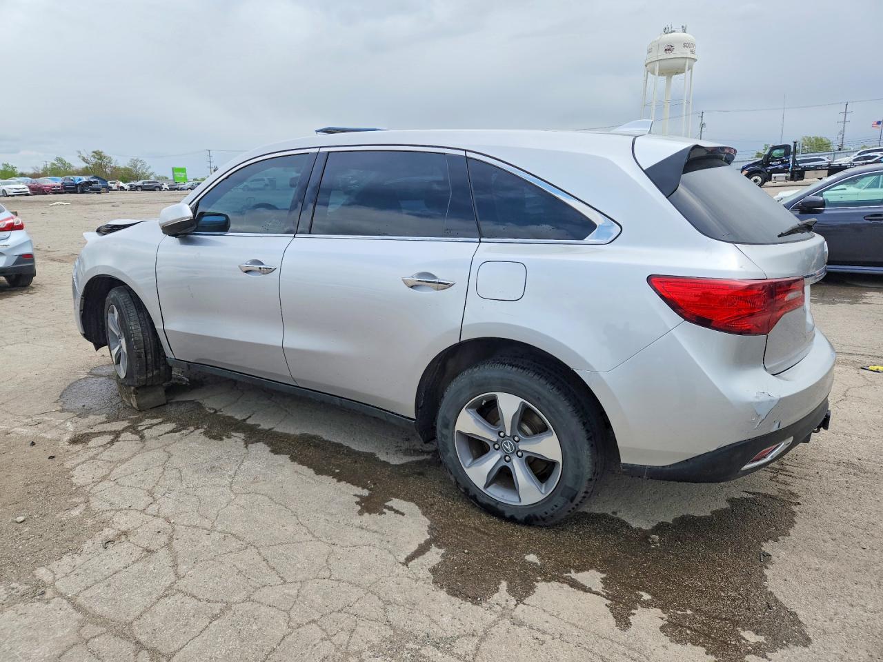 2015 Acura Mdx Silver vin: 5FRYD4H28FB010059