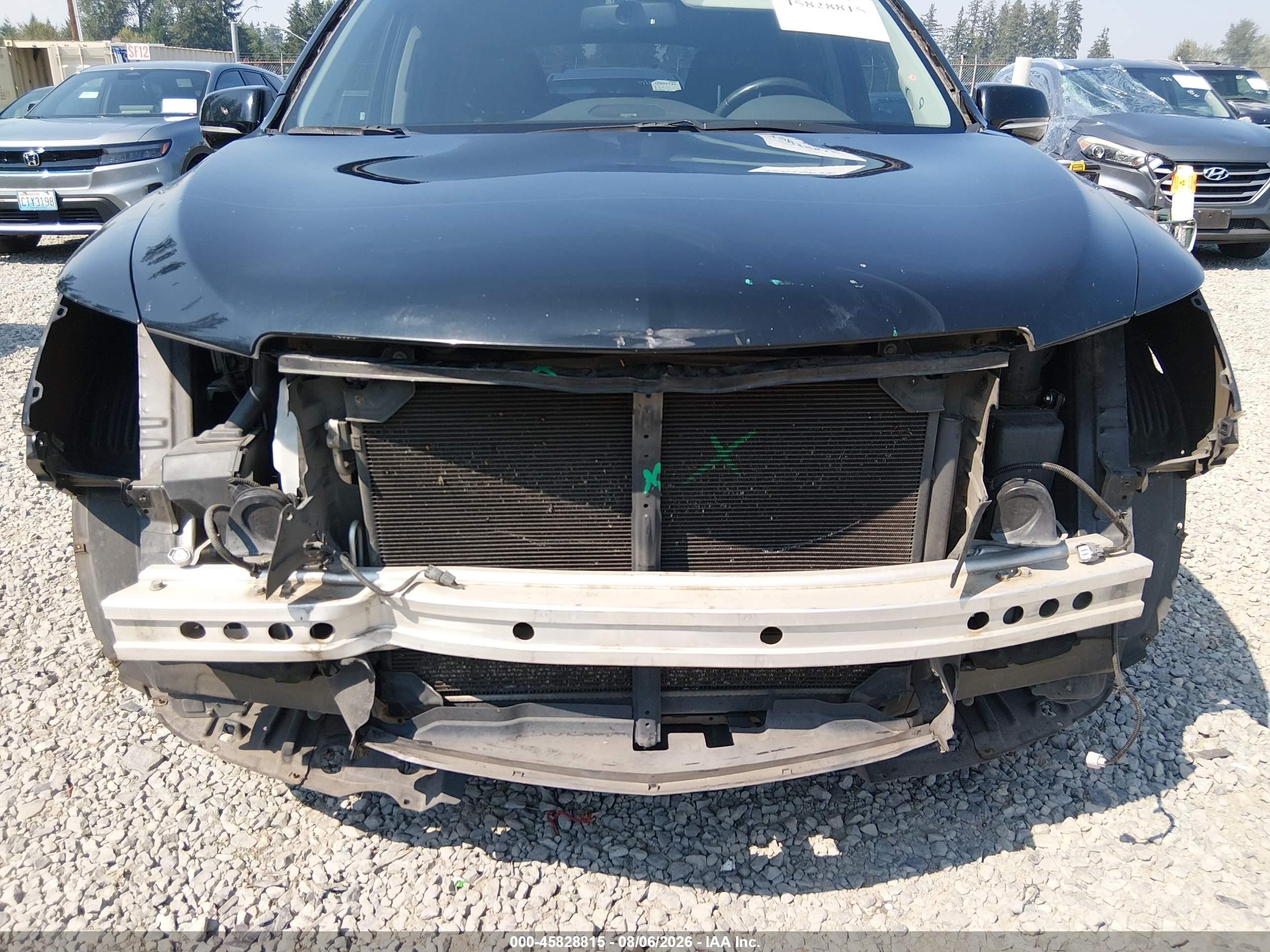 2014 Acura Mdx   Черный vin: 5FRYD4H29EB002681