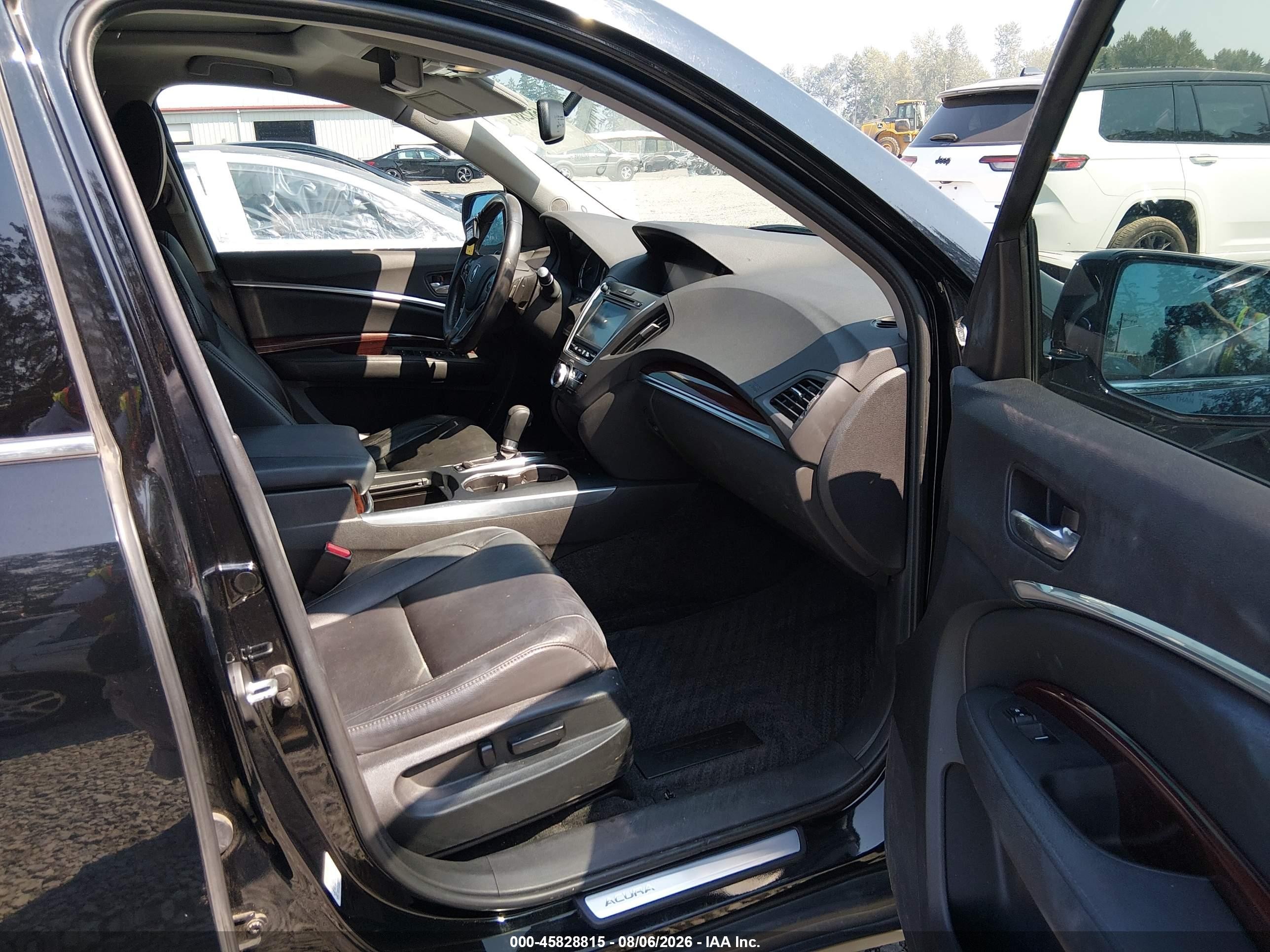 2014 Acura Mdx   Черный vin: 5FRYD4H29EB002681