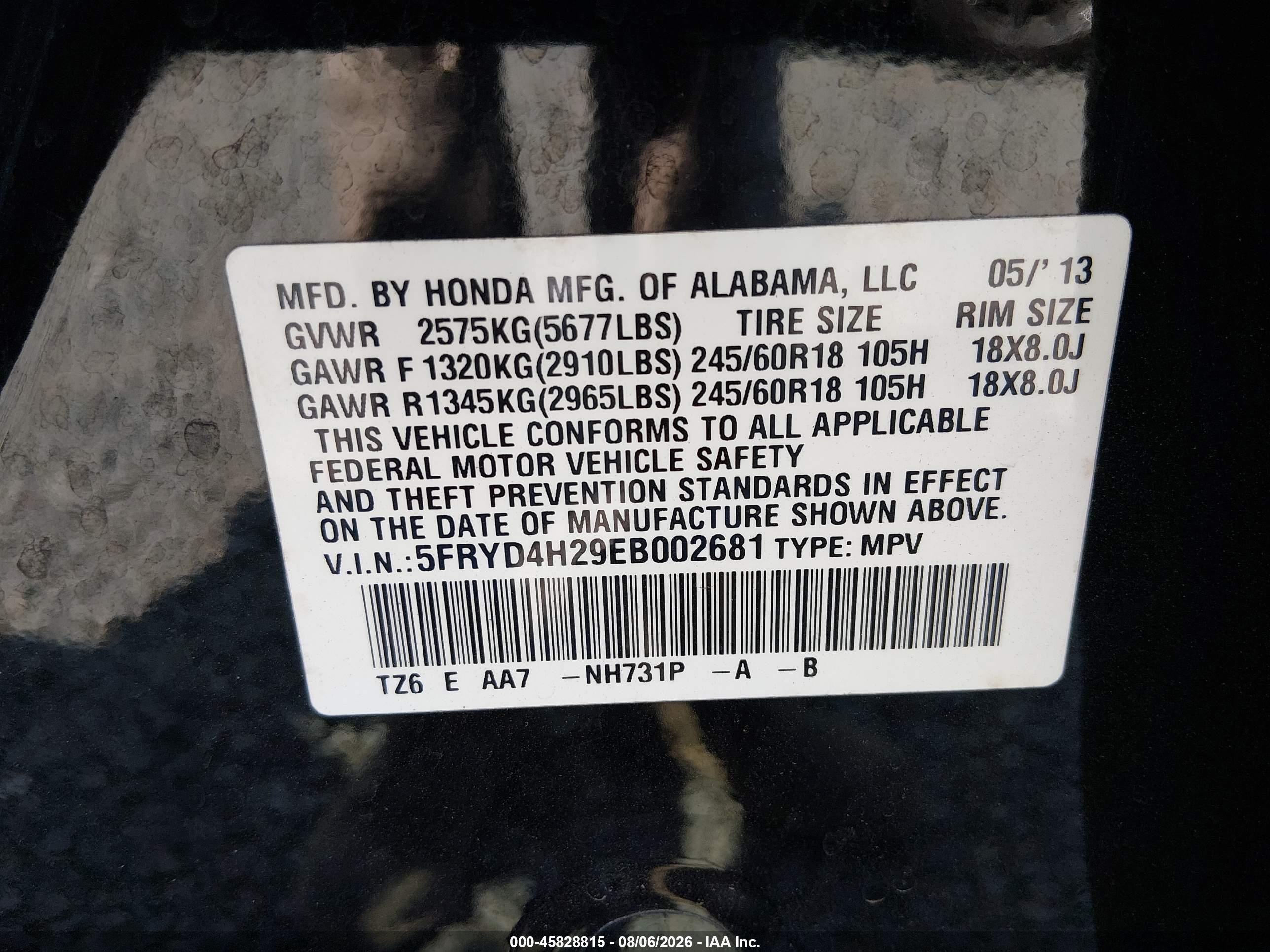 2014 Acura Mdx   Черный vin: 5FRYD4H29EB002681