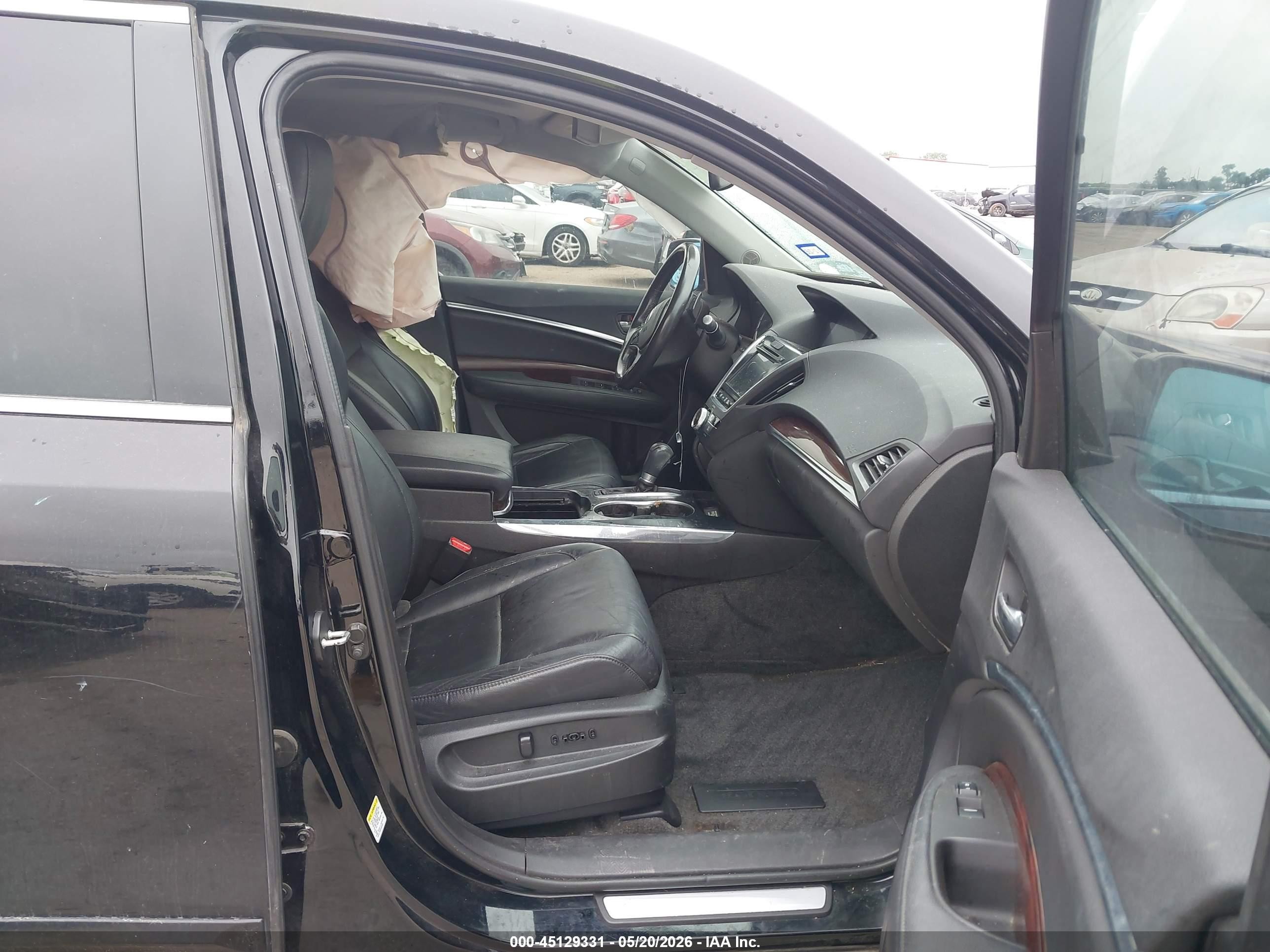 2014 Acura Mdx   Black vin: 5FRYD4H29EB008089