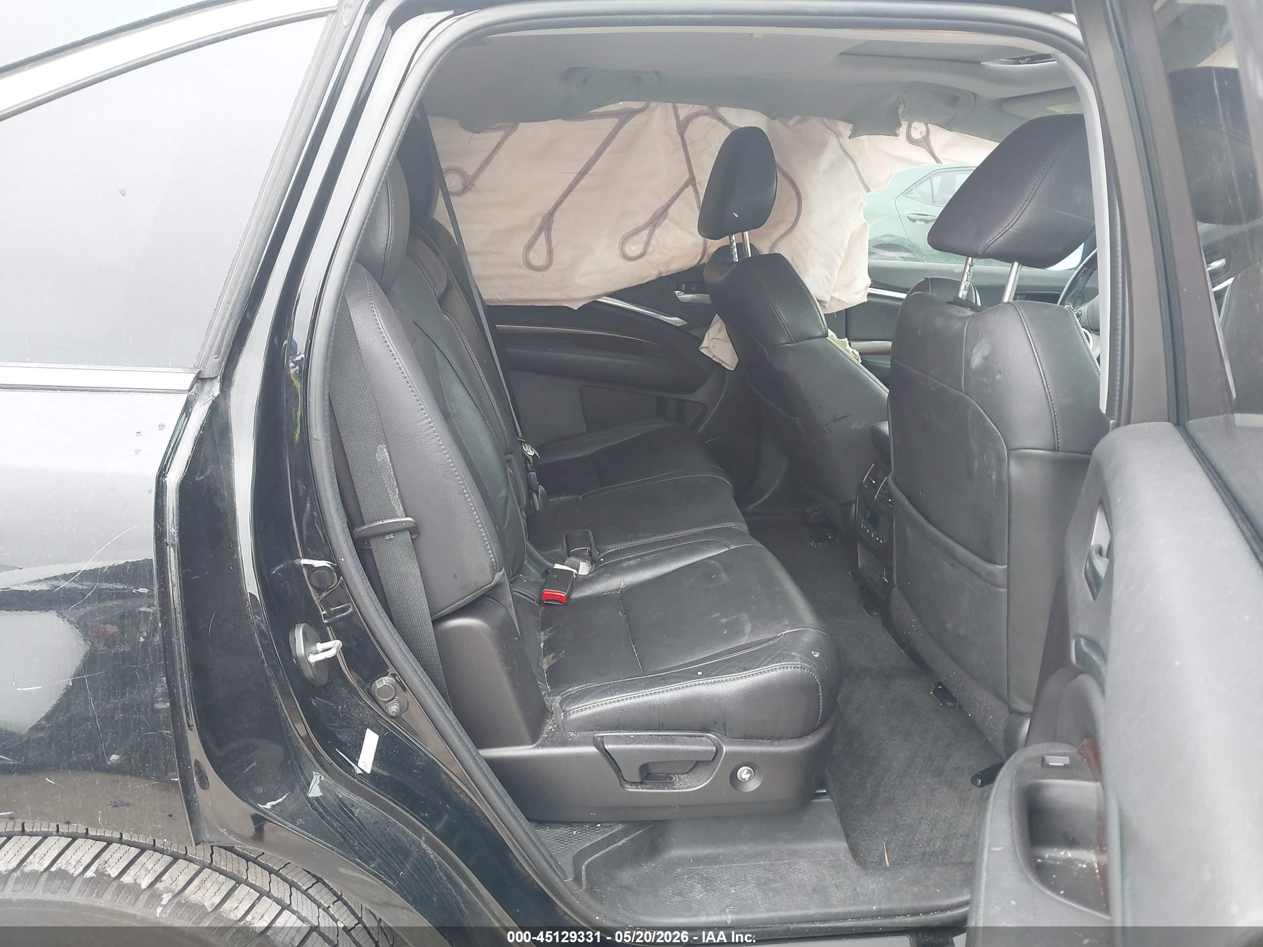 2014 Acura Mdx   Black vin: 5FRYD4H29EB008089