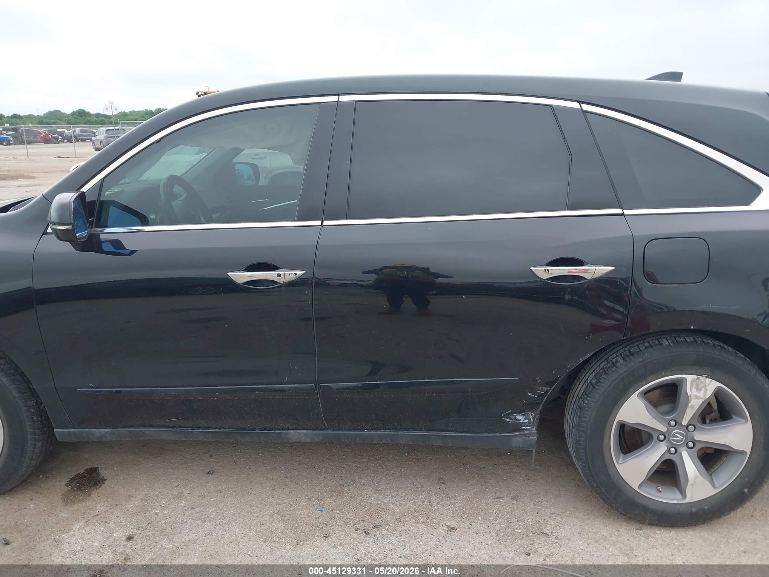 2014 Acura Mdx   Black vin: 5FRYD4H29EB008089